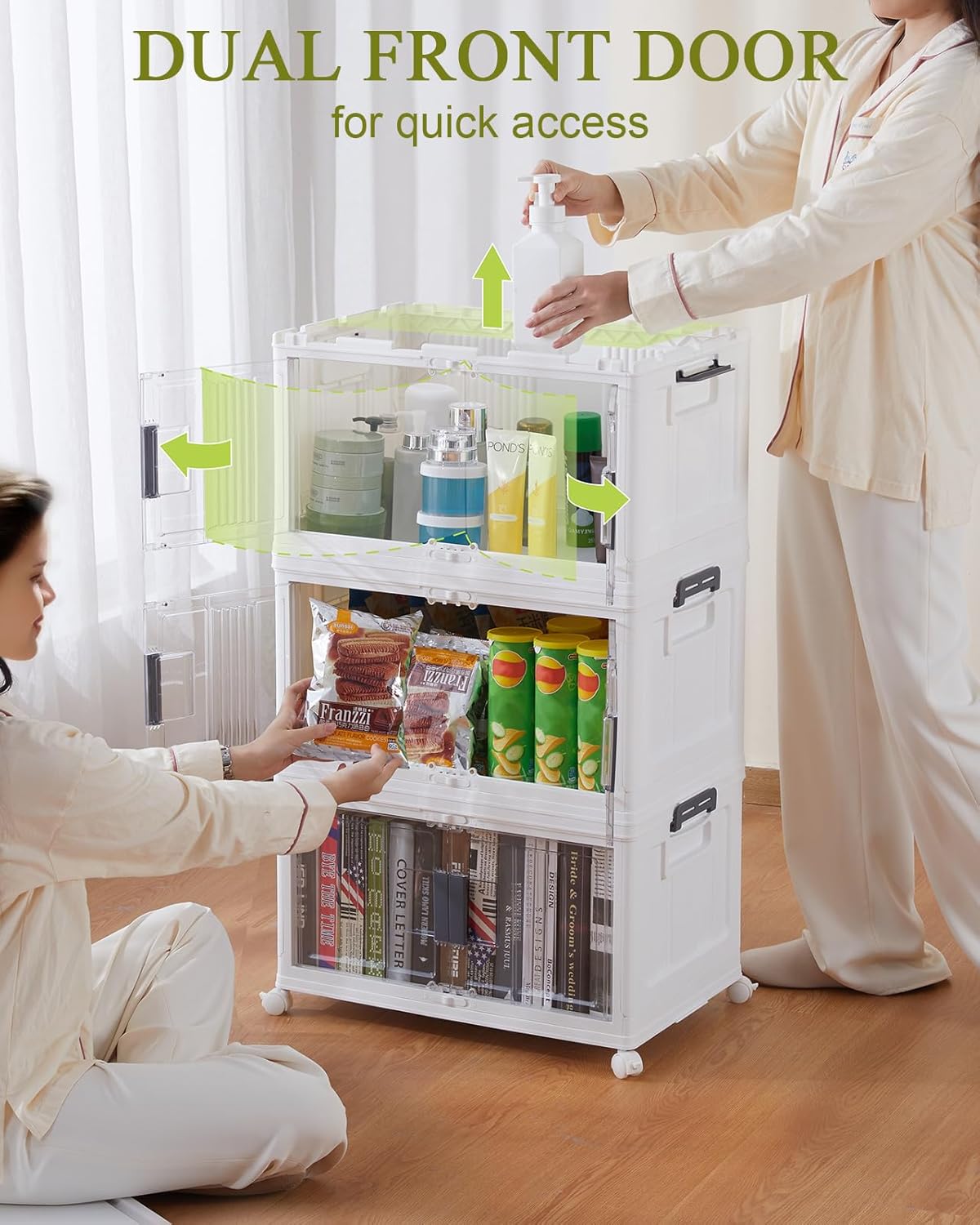 Lockable Storage Bins with Lids