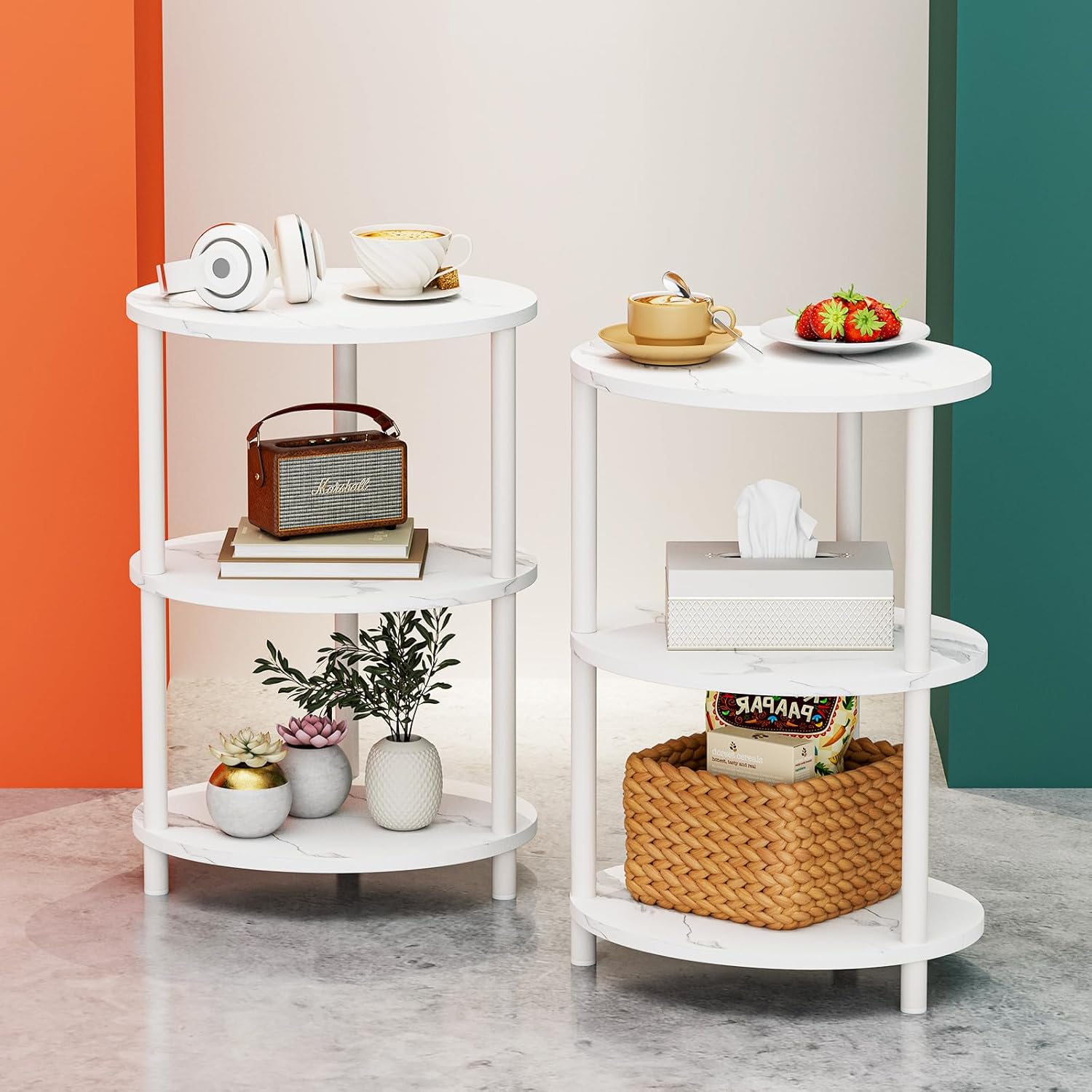 Small Round Side Table