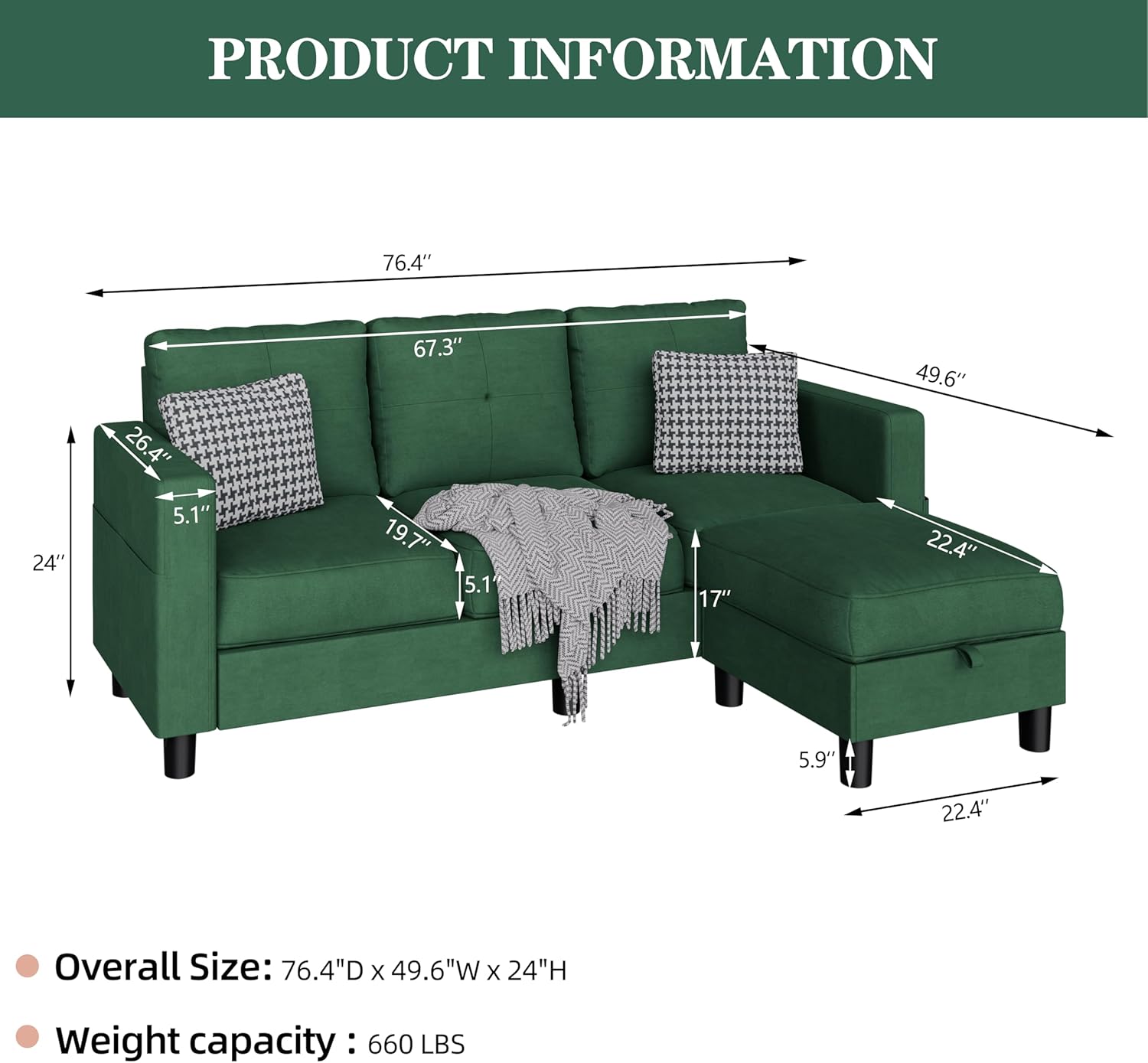 Sectional Sofas Couches for Living Room