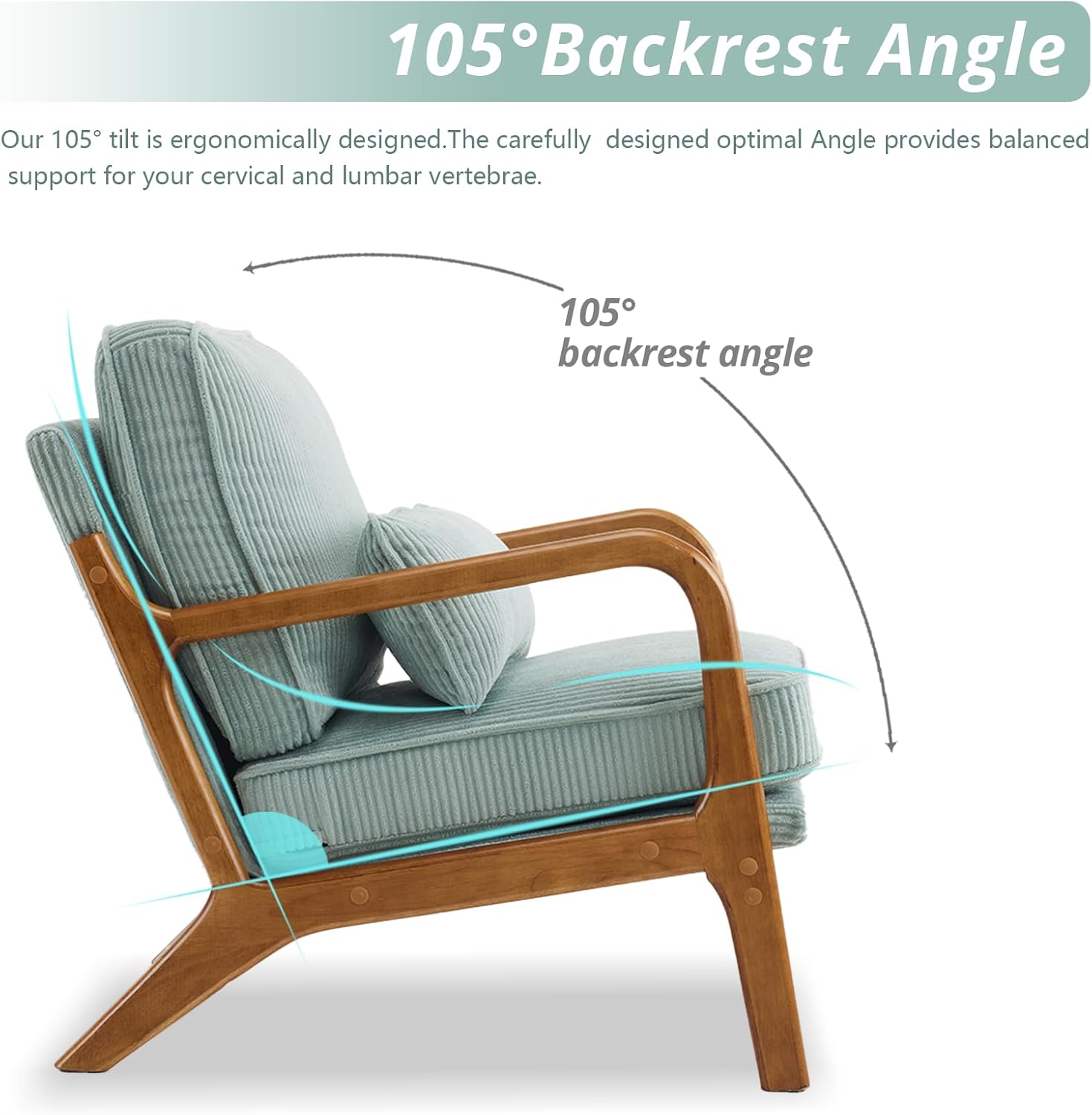 home Accent Chair Mid-Century