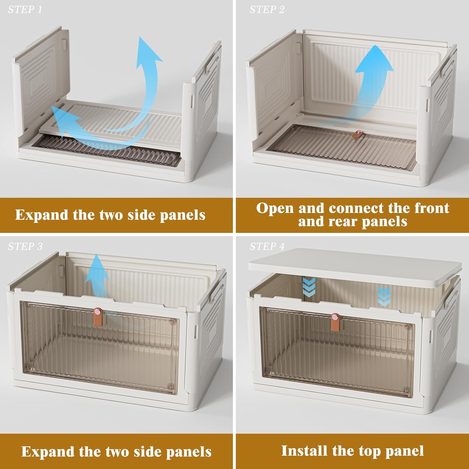 Tier Plastic Storage Bins