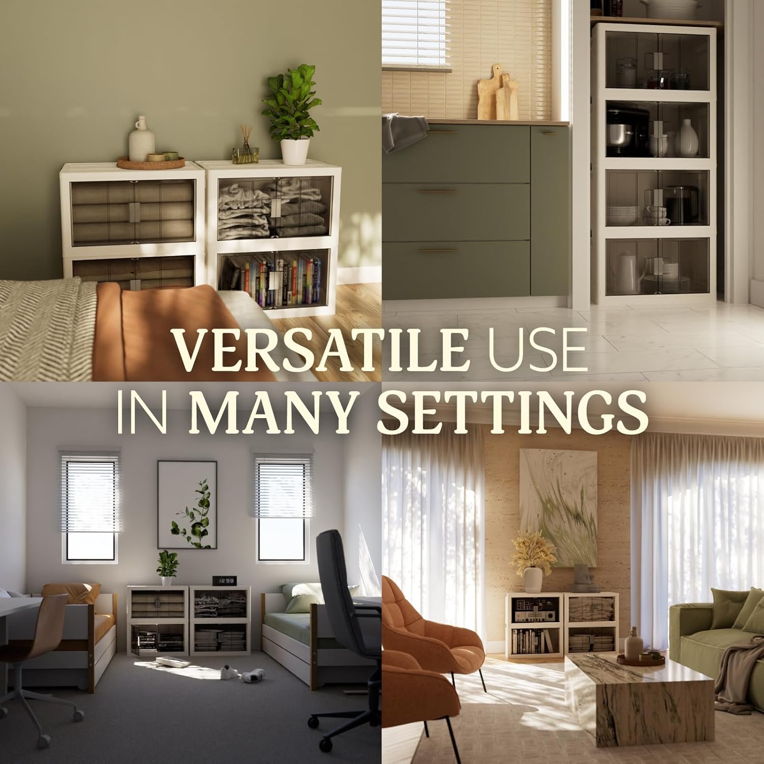 Lockable Storage Bins with Lids