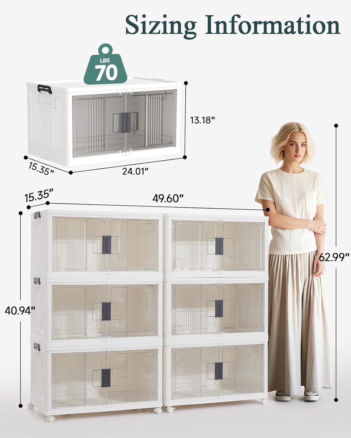 Lockable Storage Bins with Lids
