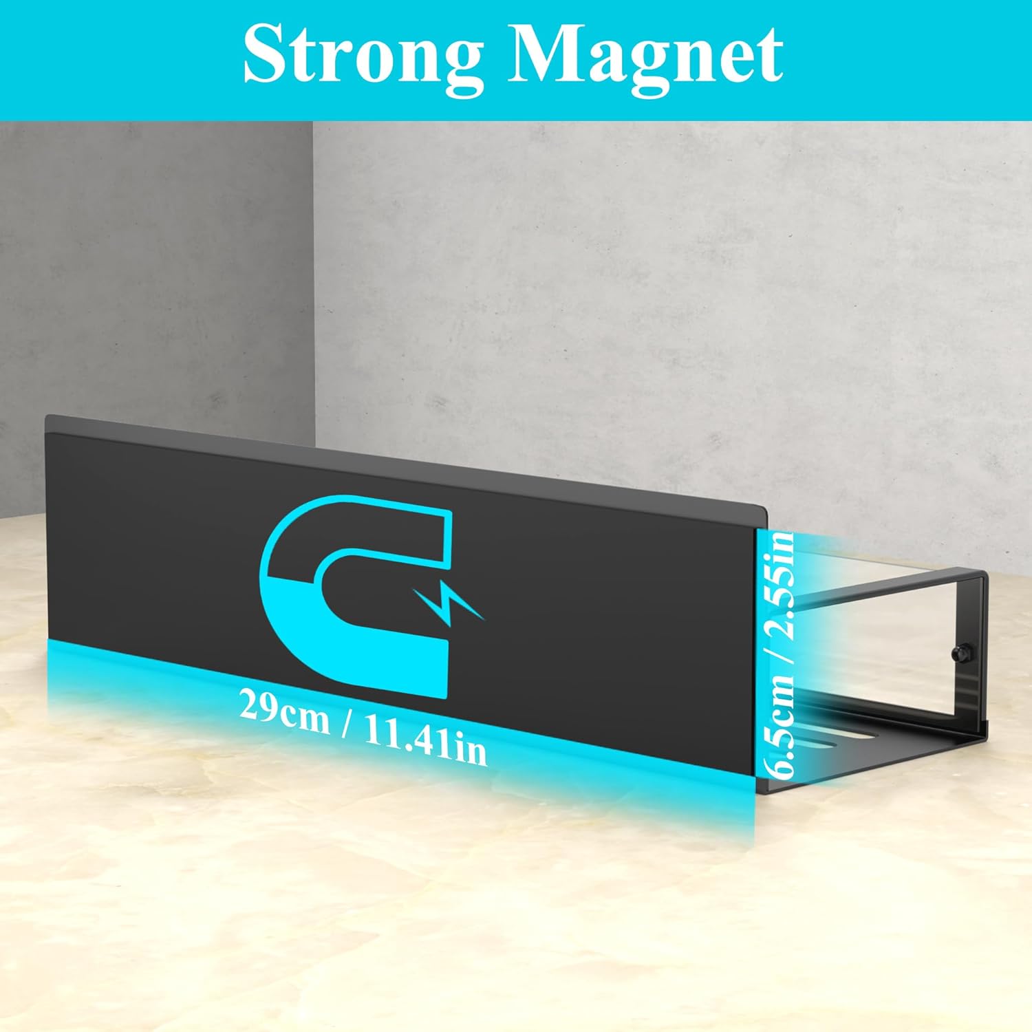 Metal 4 Pack Magnetic Spice Storage