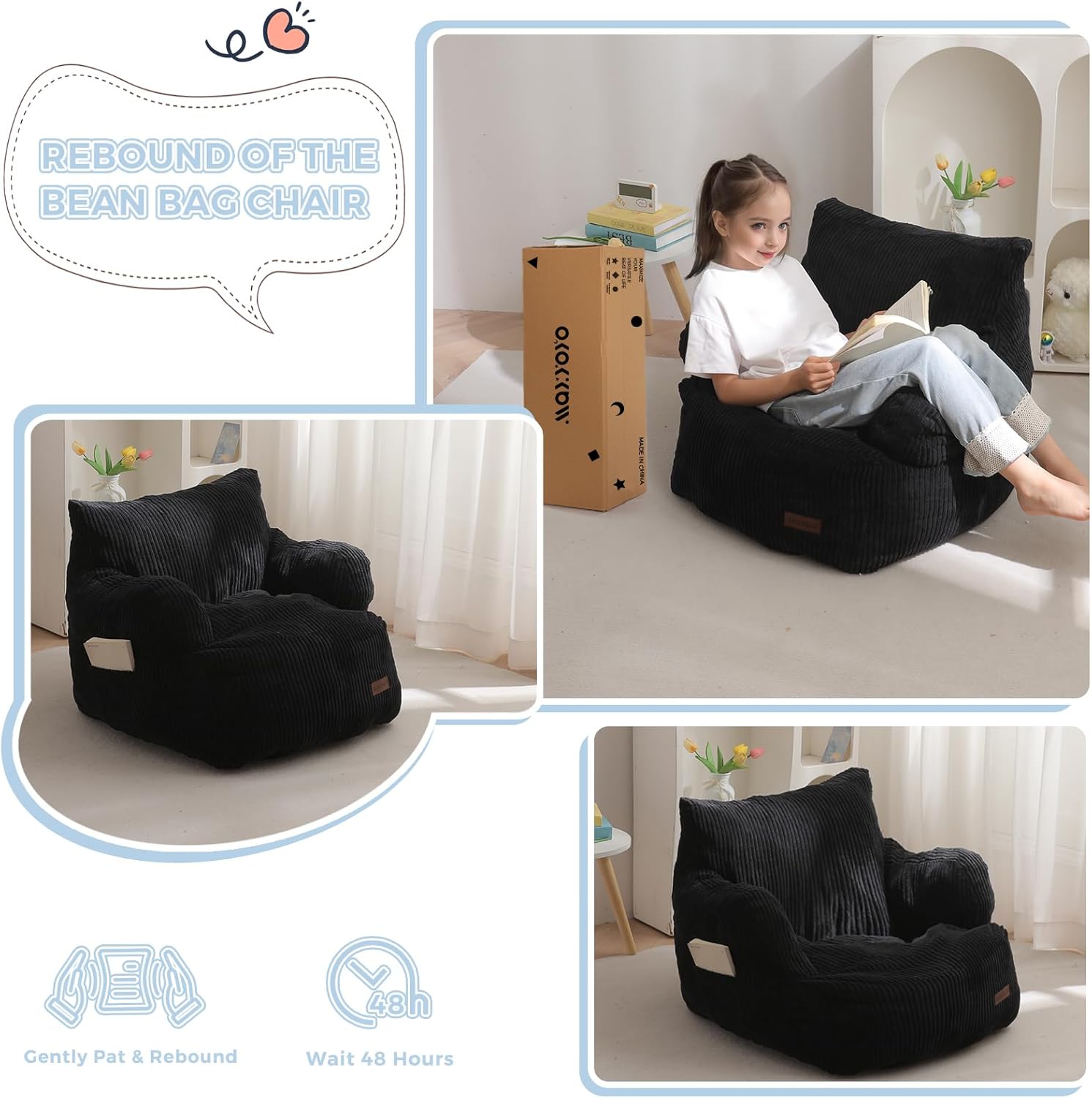 Kids Bean Bag Chair,
