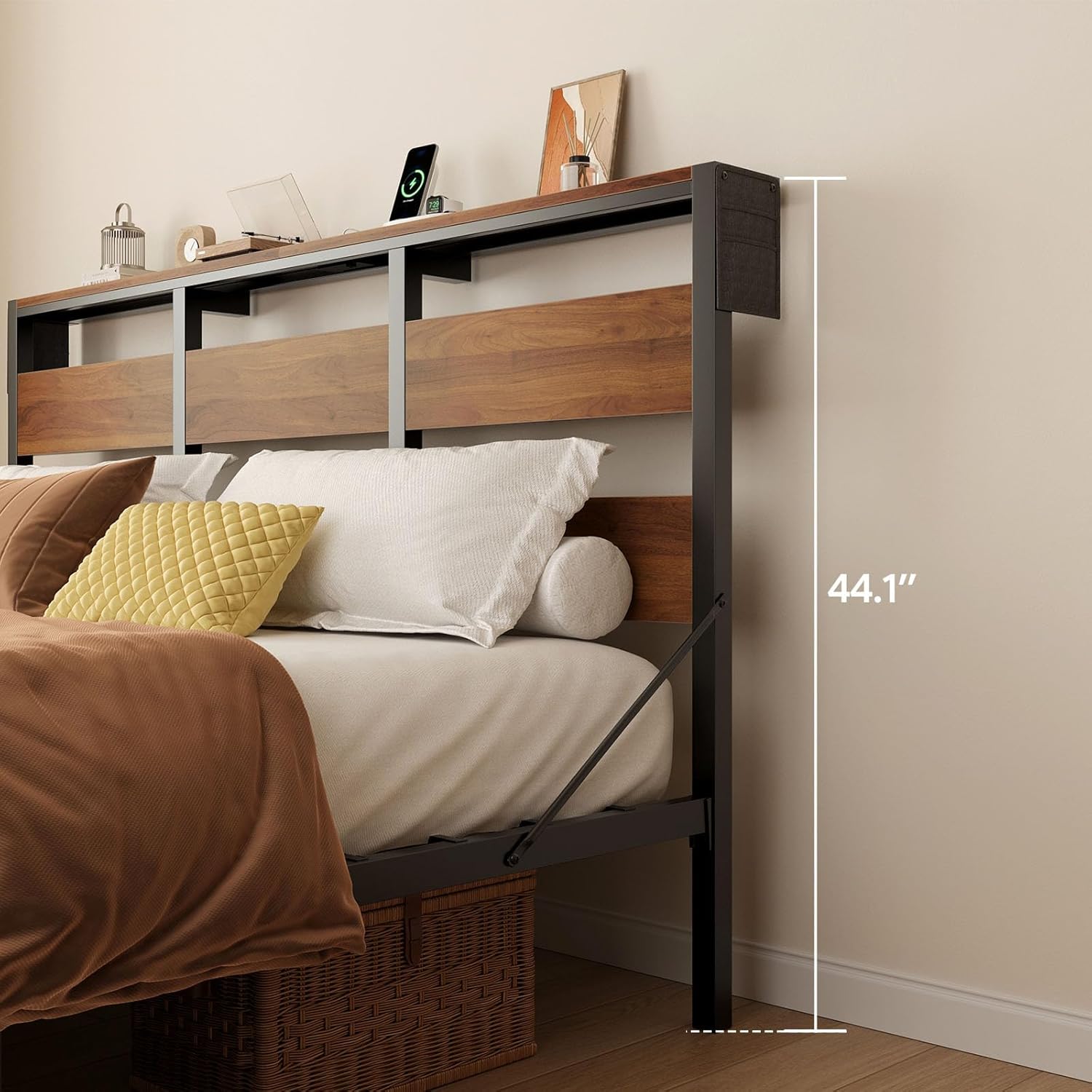 Full Bed Frame with Headboard