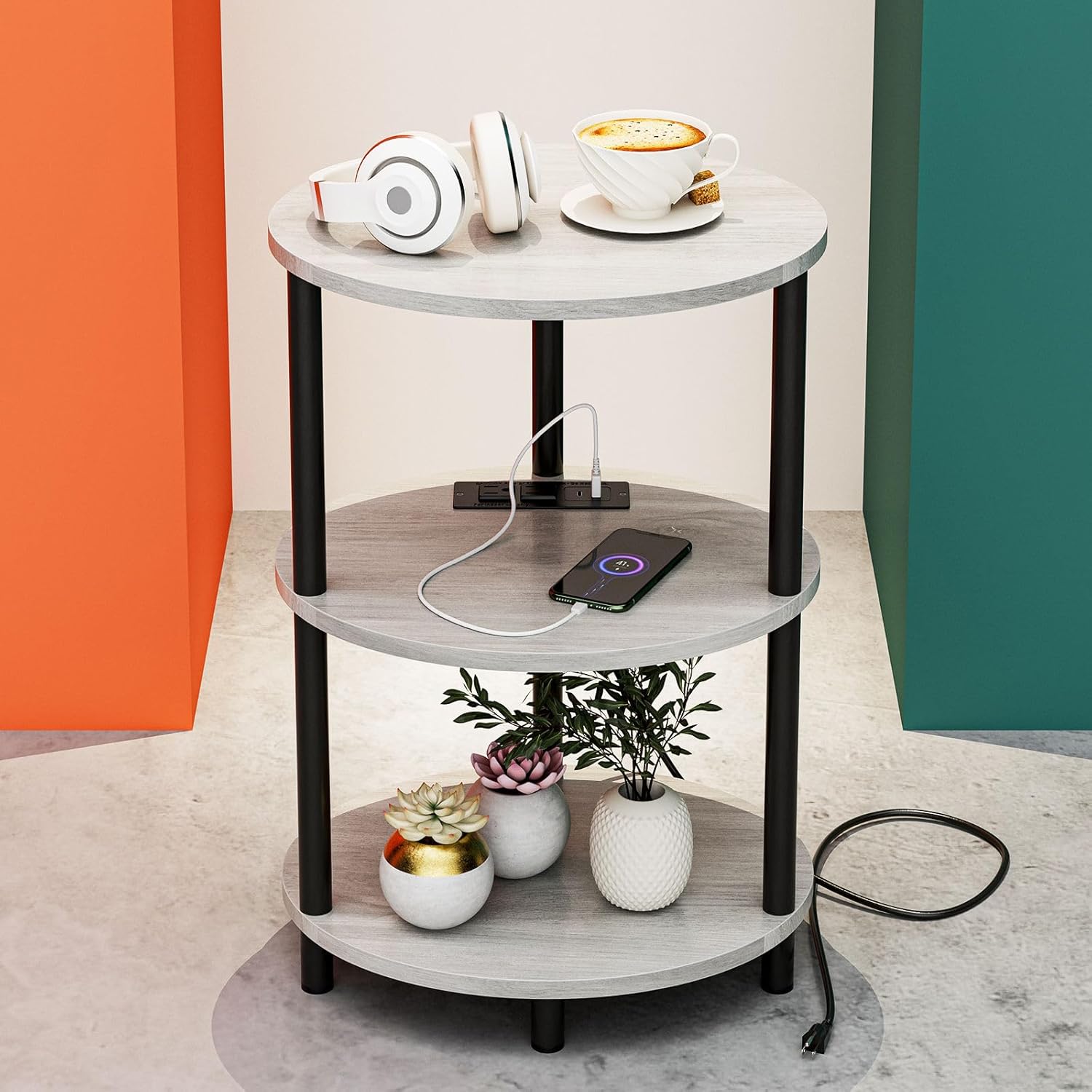 Small Round Side Table