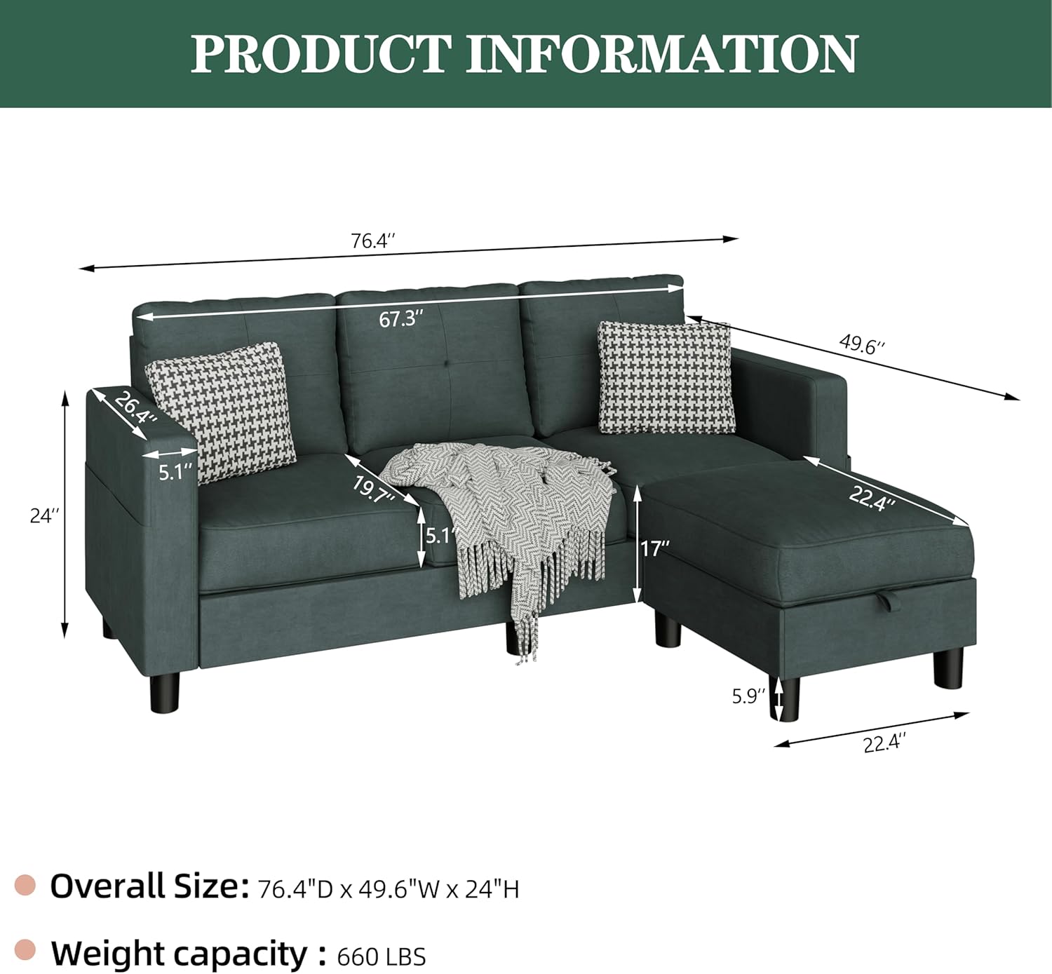 Sectional Sofas Couches for Living Room