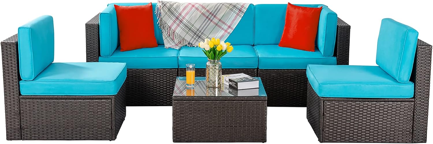 7 Pieces Patio Furniture Sets