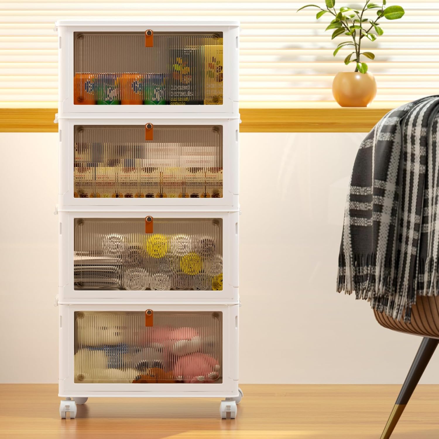 Tier Plastic Storage Bins