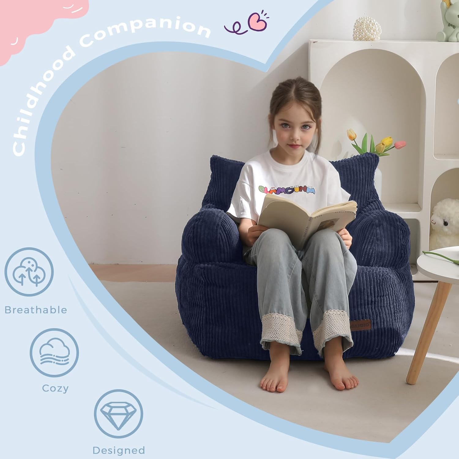 Kids Bean Bag Chair,