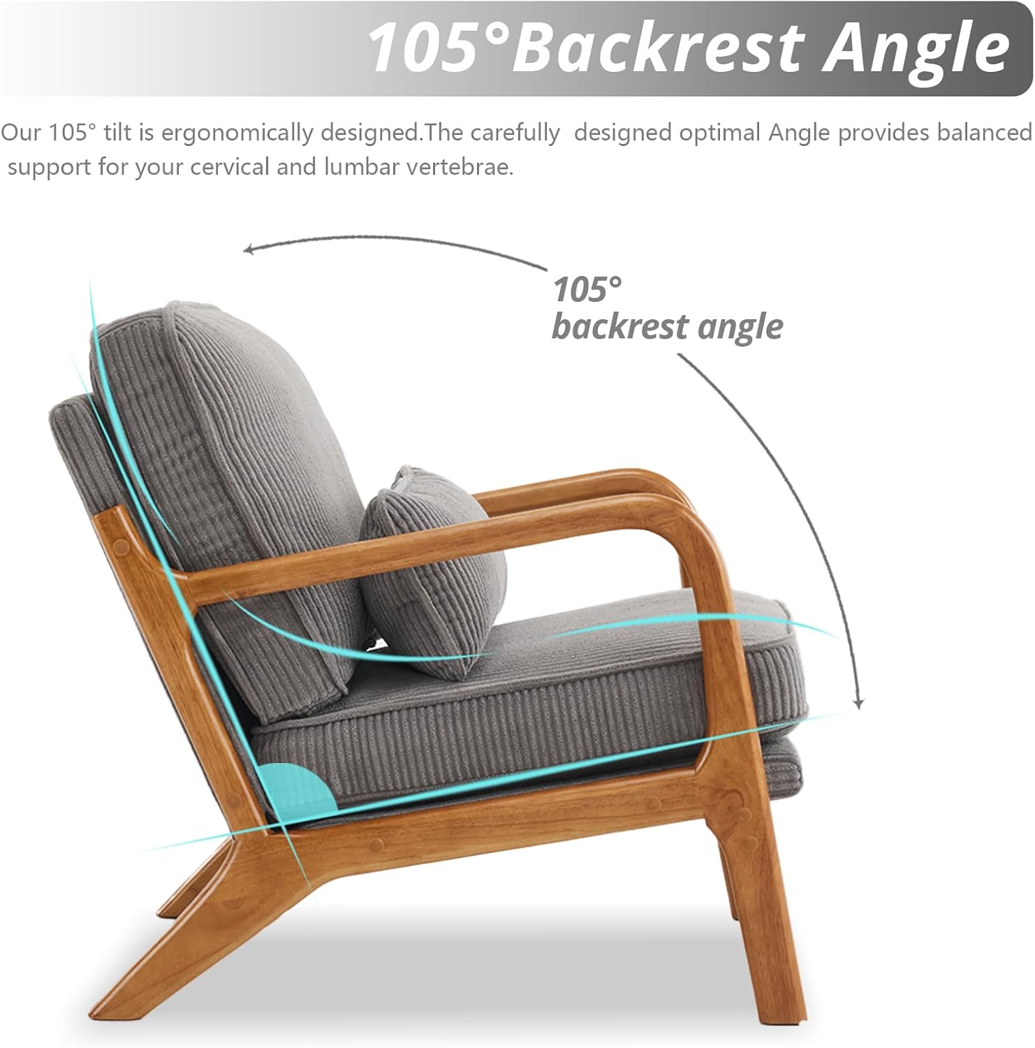 home Accent Chair Mid-Century