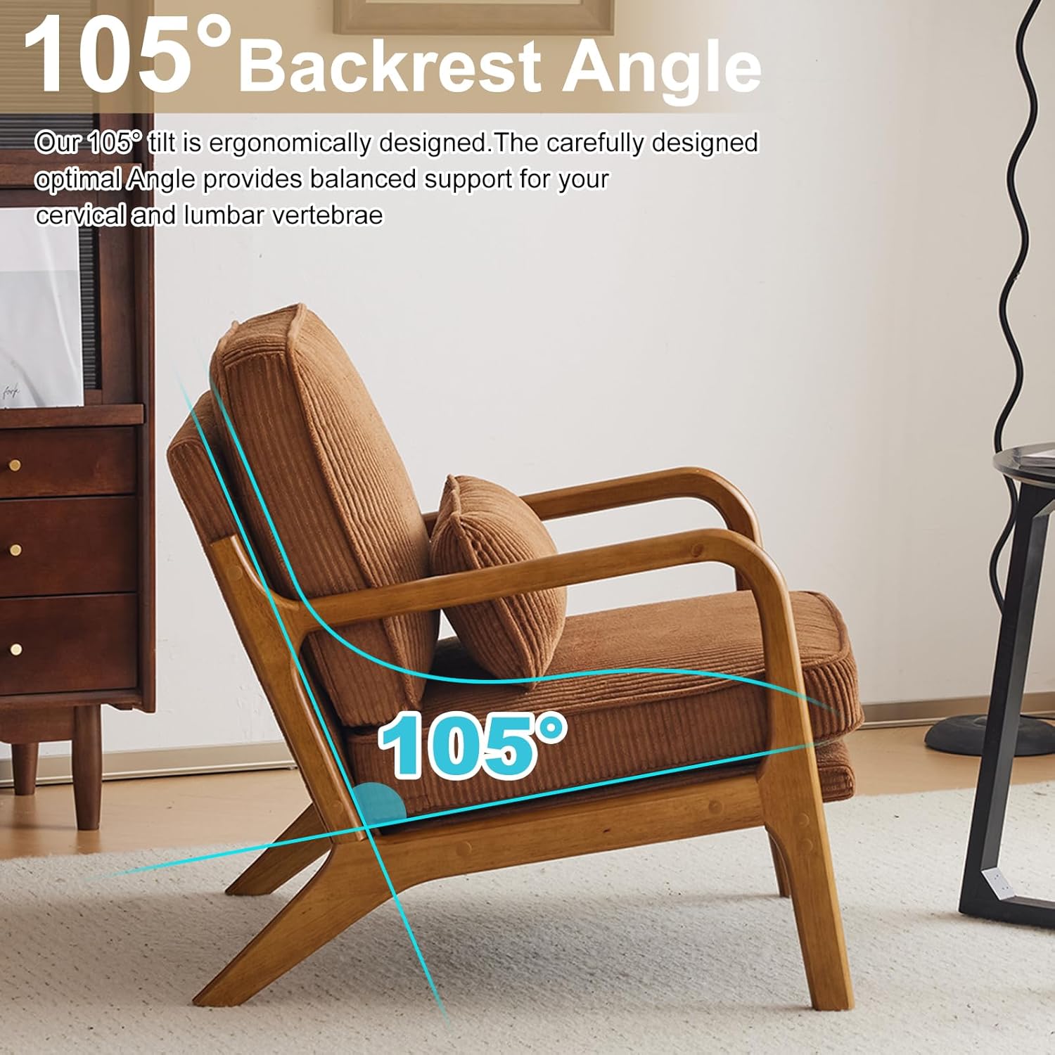 home Accent Chair Mid-Century