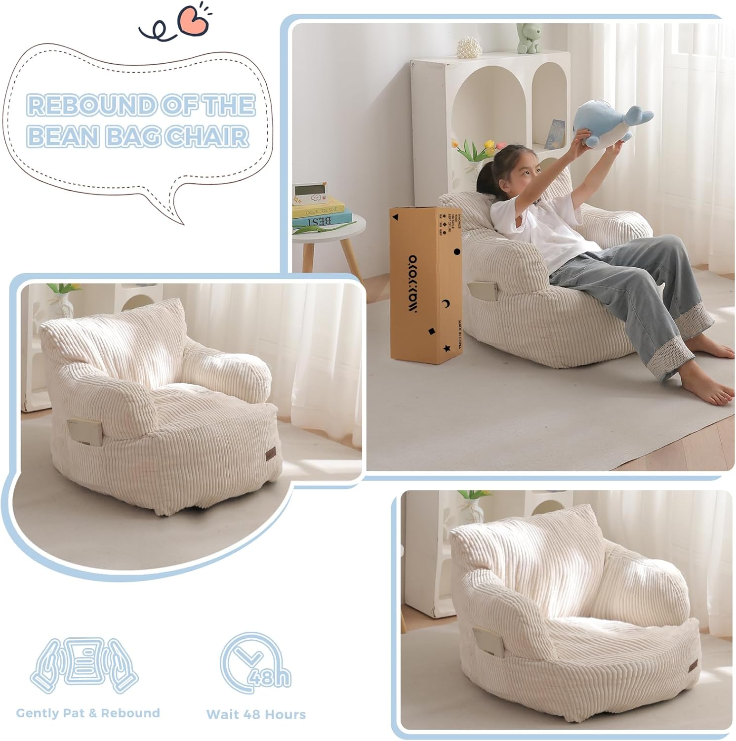 Kids Bean Bag Chair,