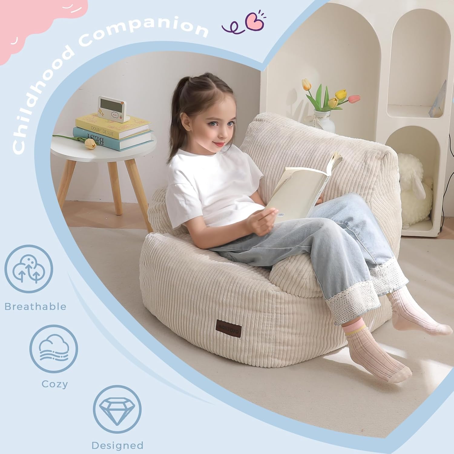 Kids Bean Bag Chair,