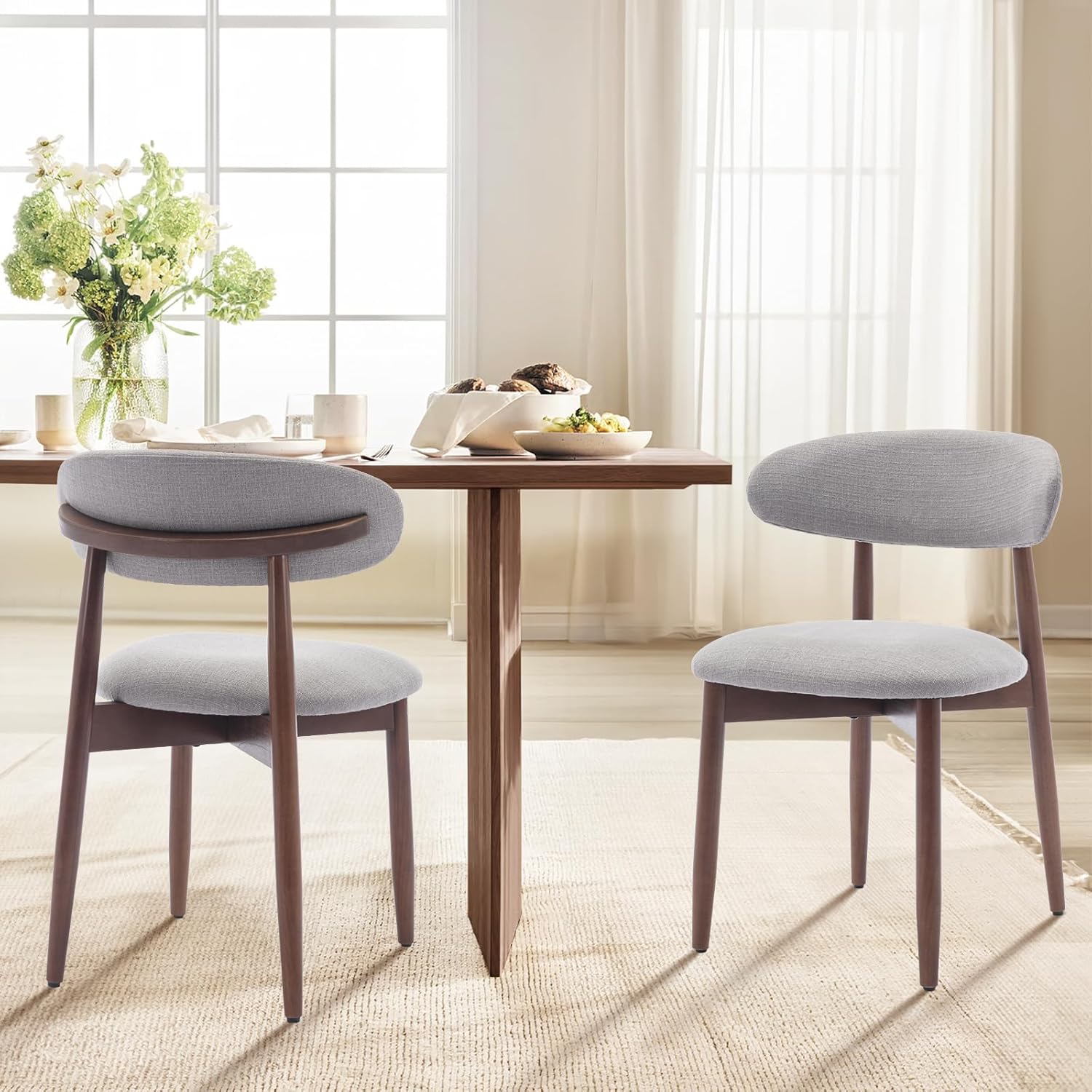 Wooden Dining Chairs Set of 4