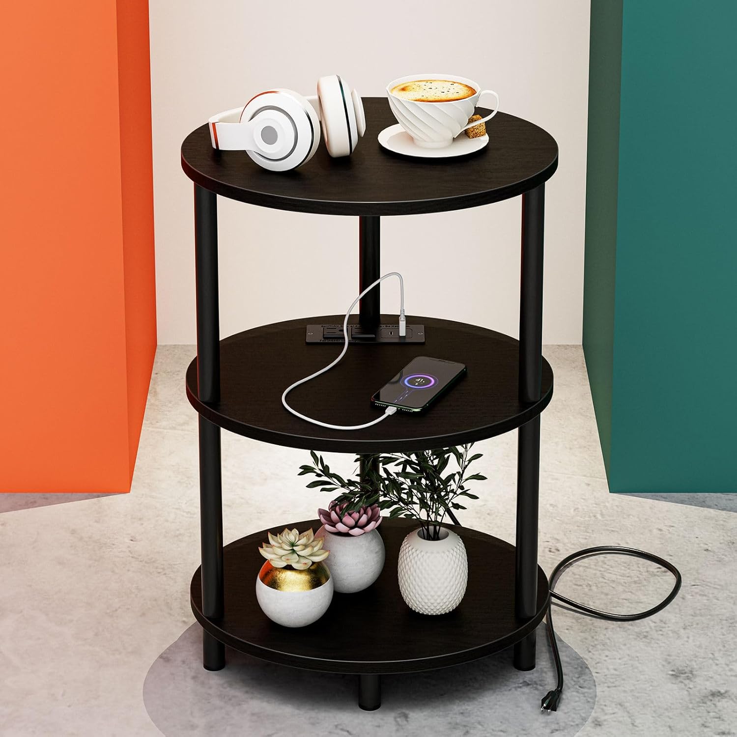 Small Round Side Table