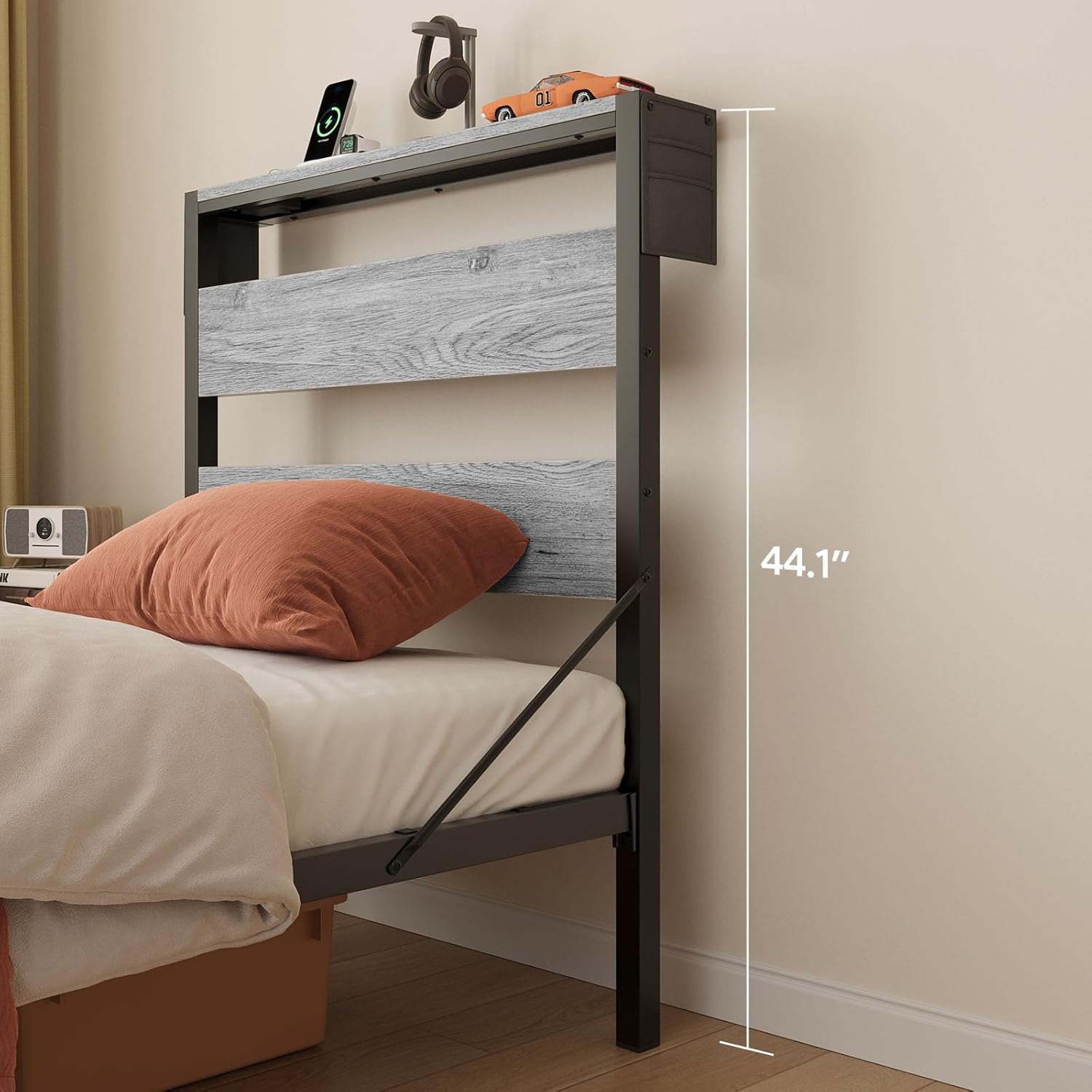 Full Bed Frame with Headboard