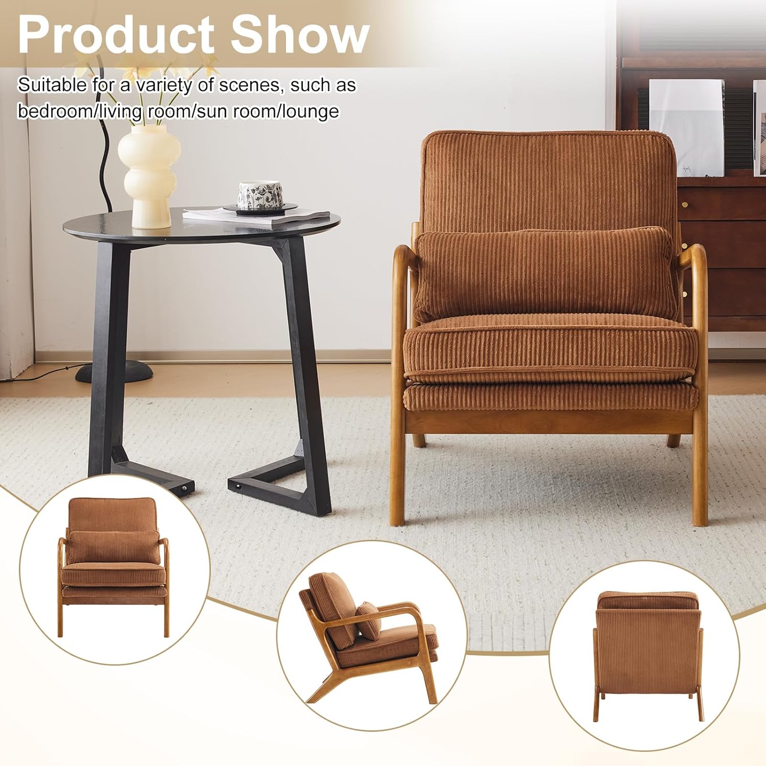 home Accent Chair Mid-Century