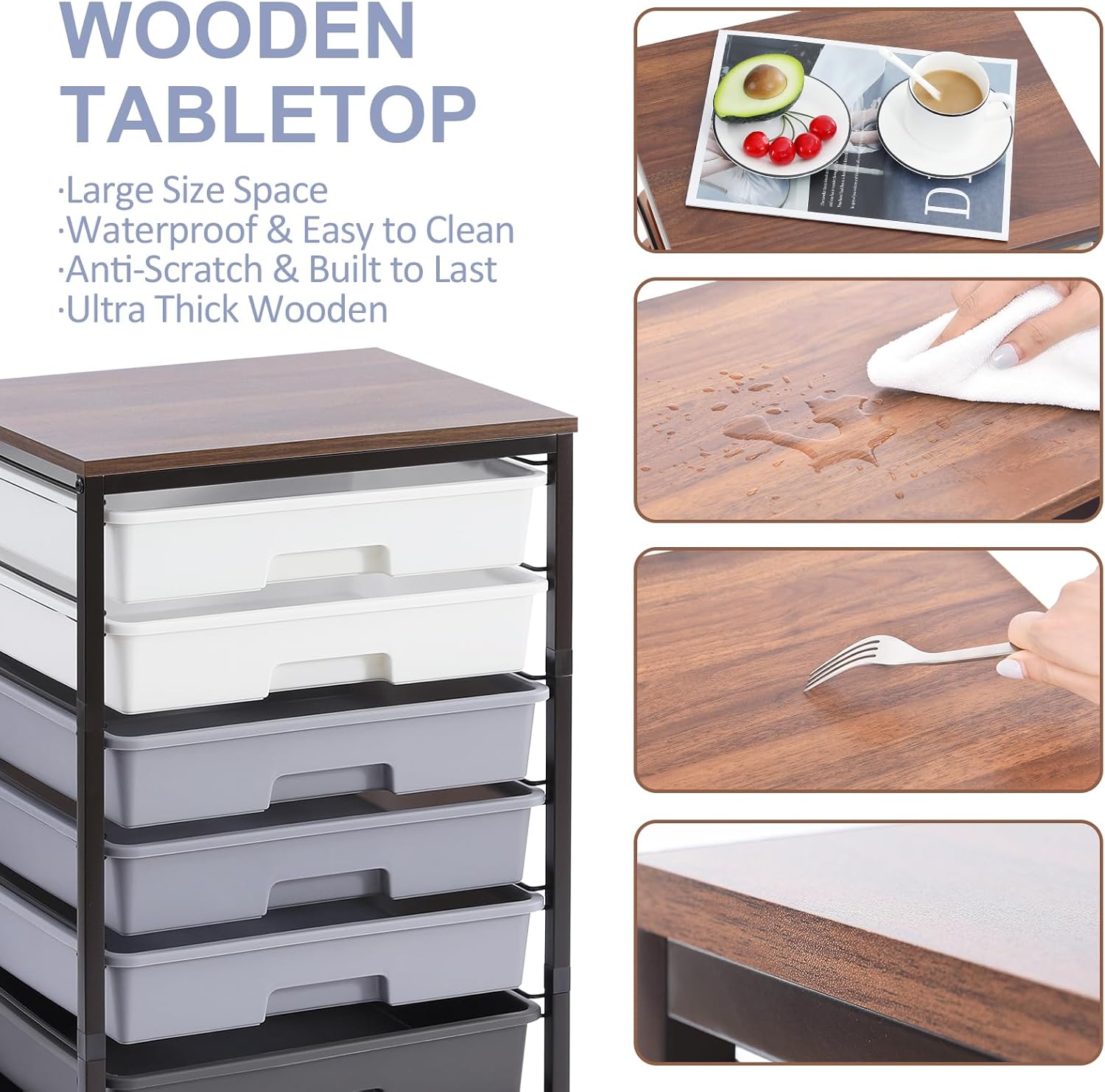 Rolling Storage Utility Cart Organizers