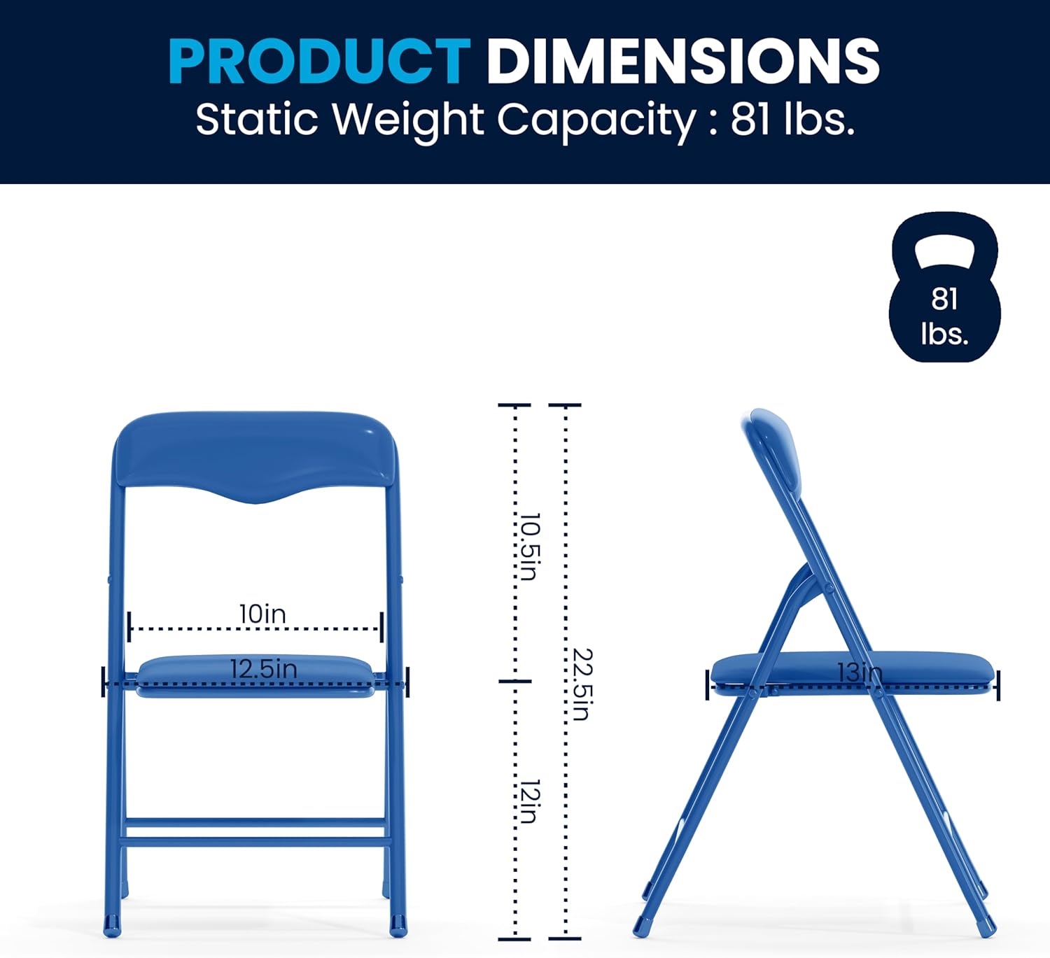 Flash Furniture Mindy Kids 5-Piece set Folding Square Table and Chairs