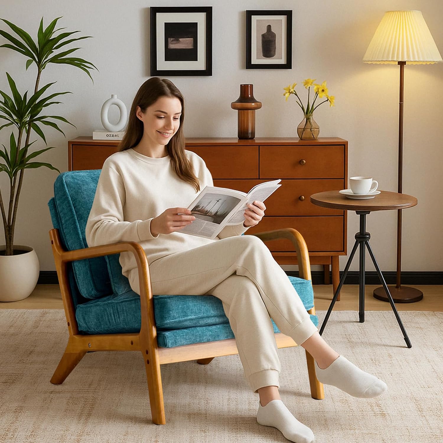 home Accent Chair Mid-Century
