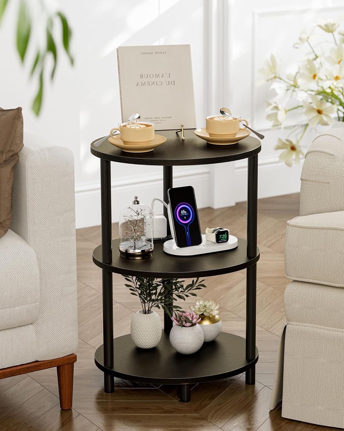 Small Round Side Table