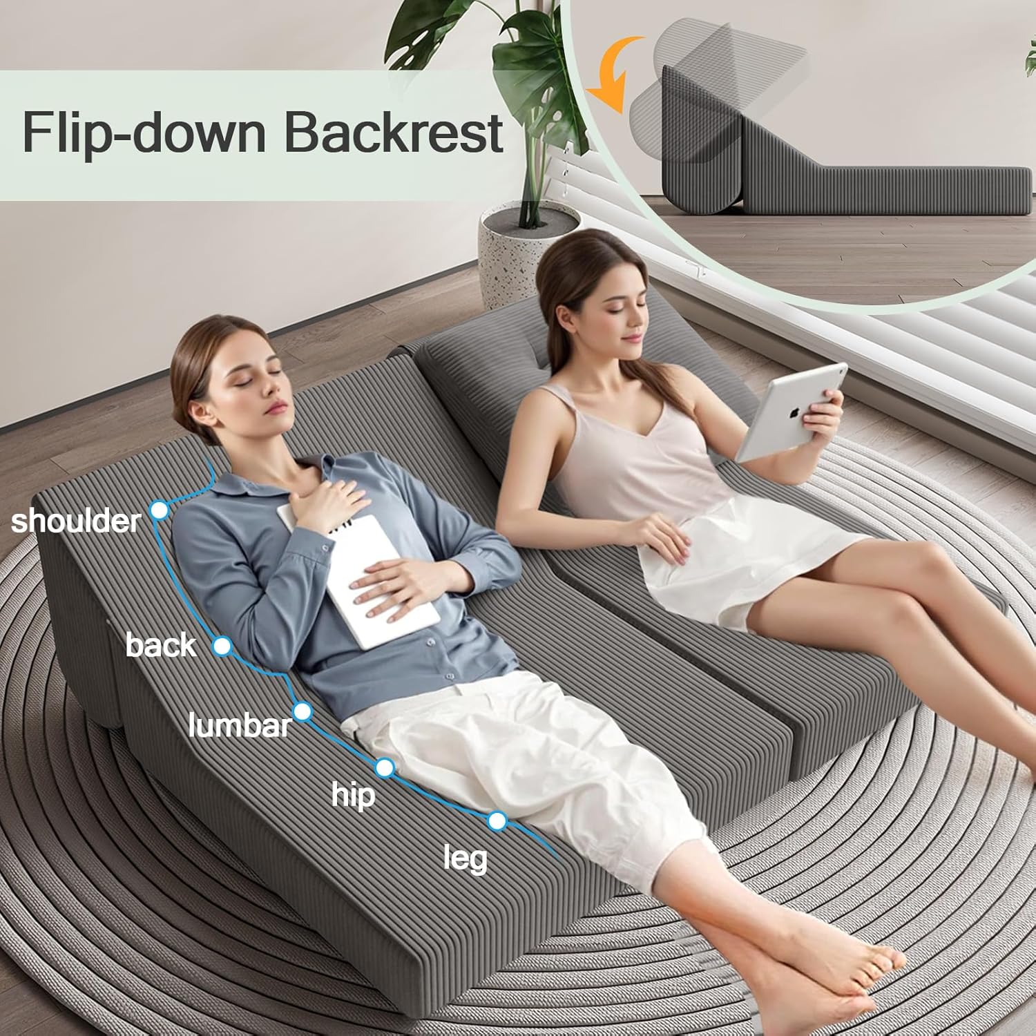 Folding Sofa Bed Queen,