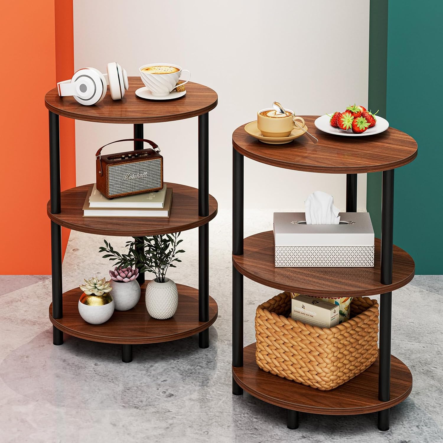 Small Round Side Table