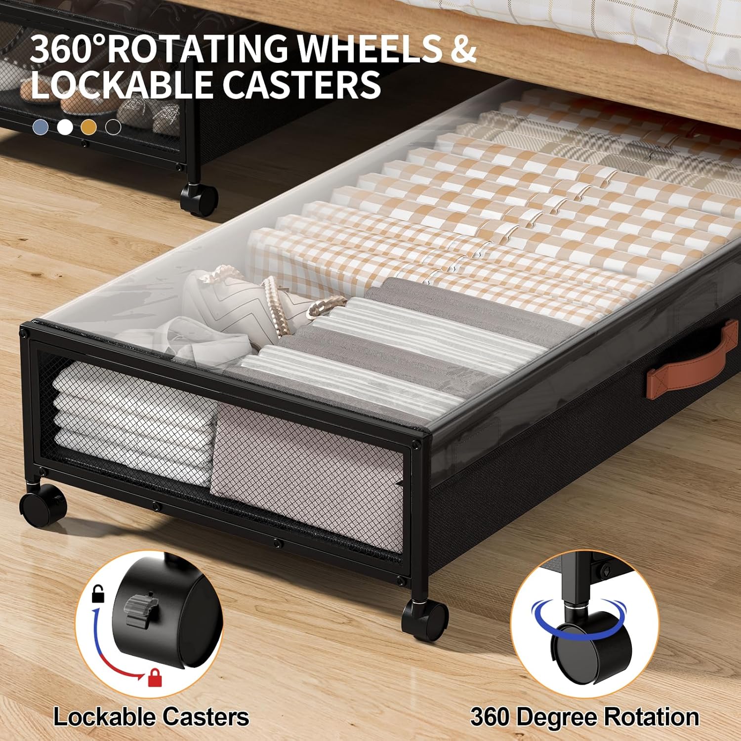 Under Bed Storage Containers With Wheels