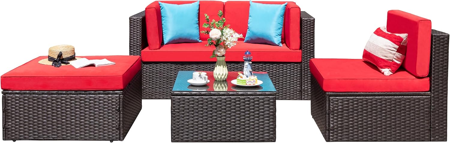 7 Pieces Patio Furniture Sets