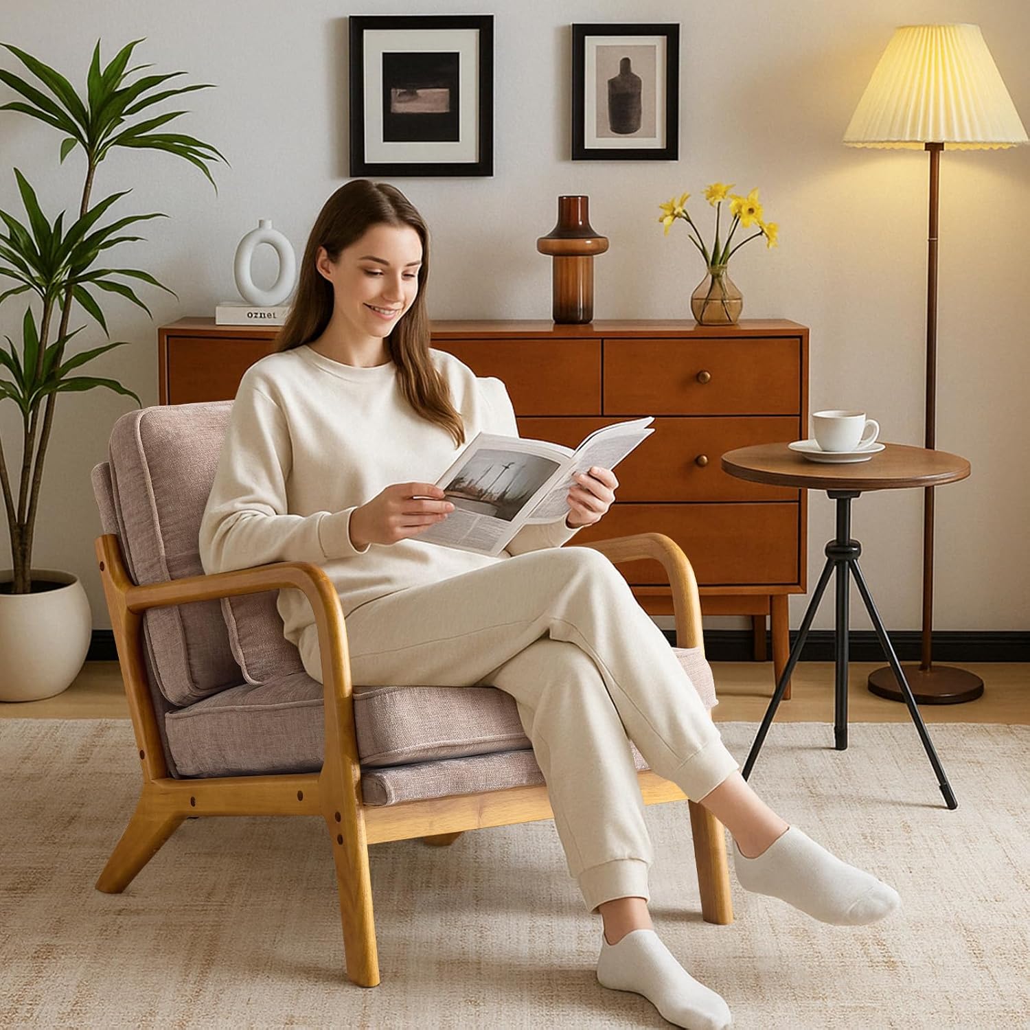 home Accent Chair Mid-Century