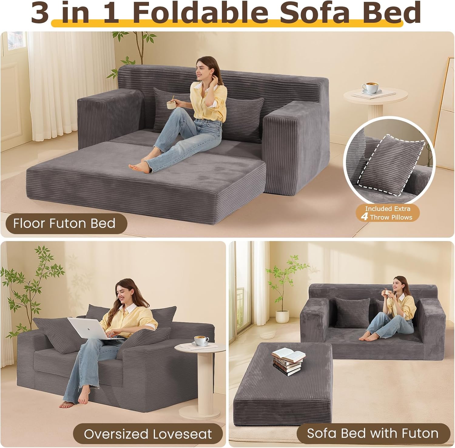 Convertible Sofa Bed,
