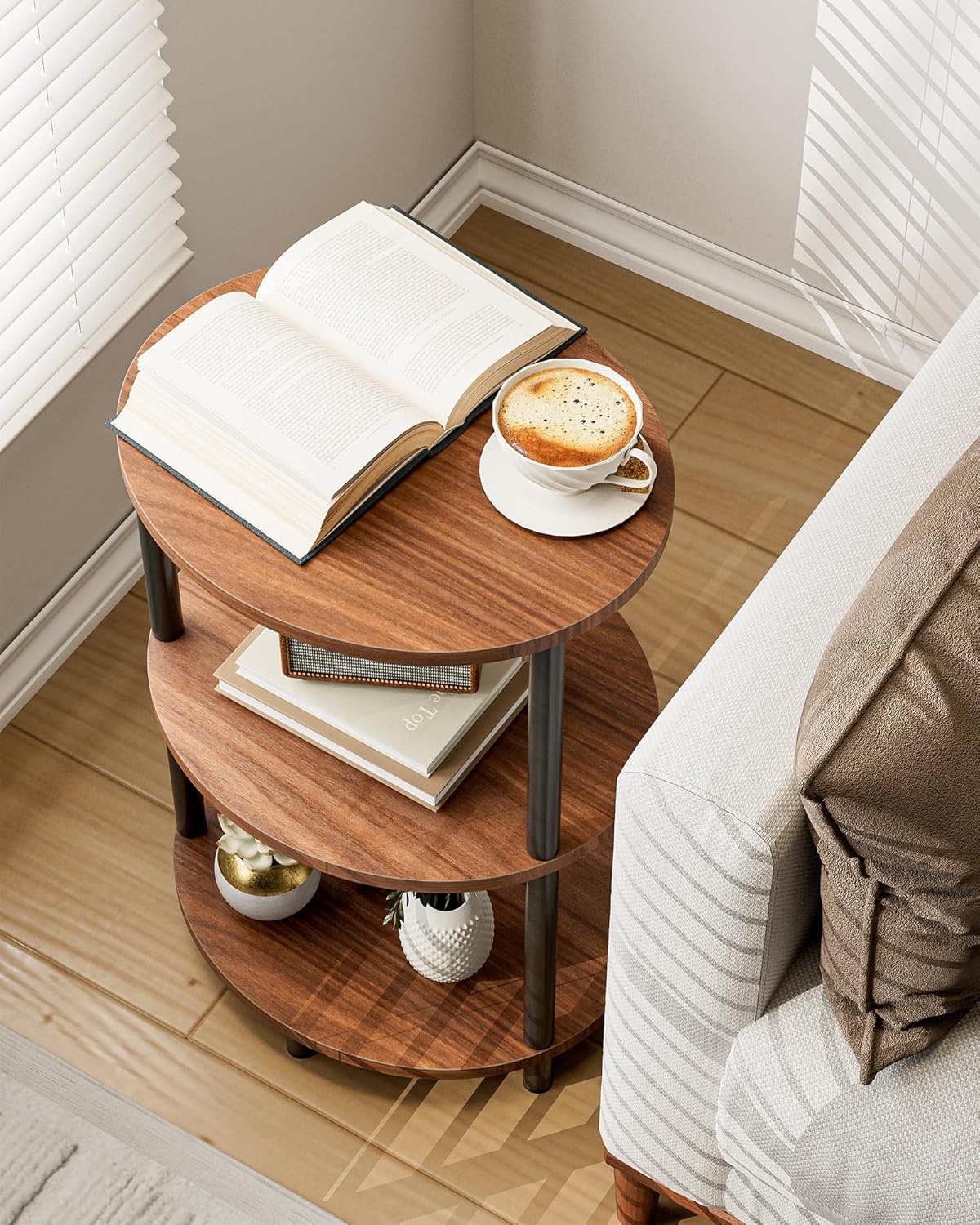 Small Round Side Table