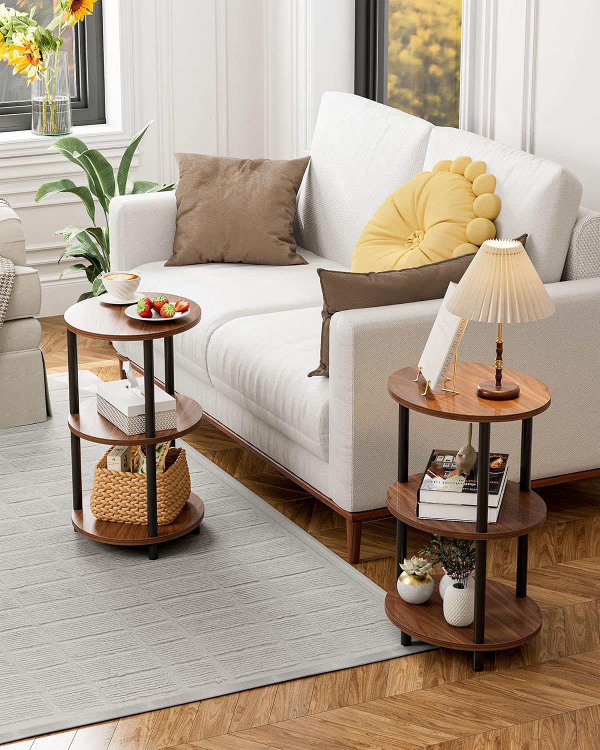 Small Round Side Table