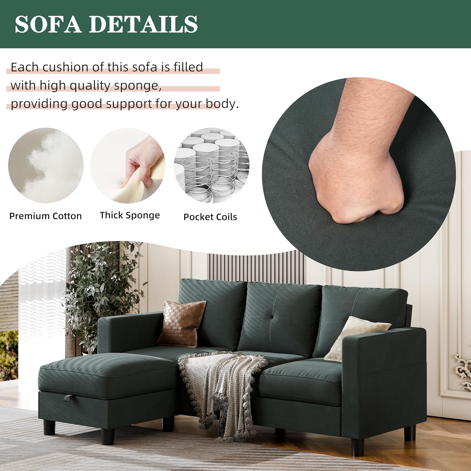 Sectional Sofas Couches for Living Room
