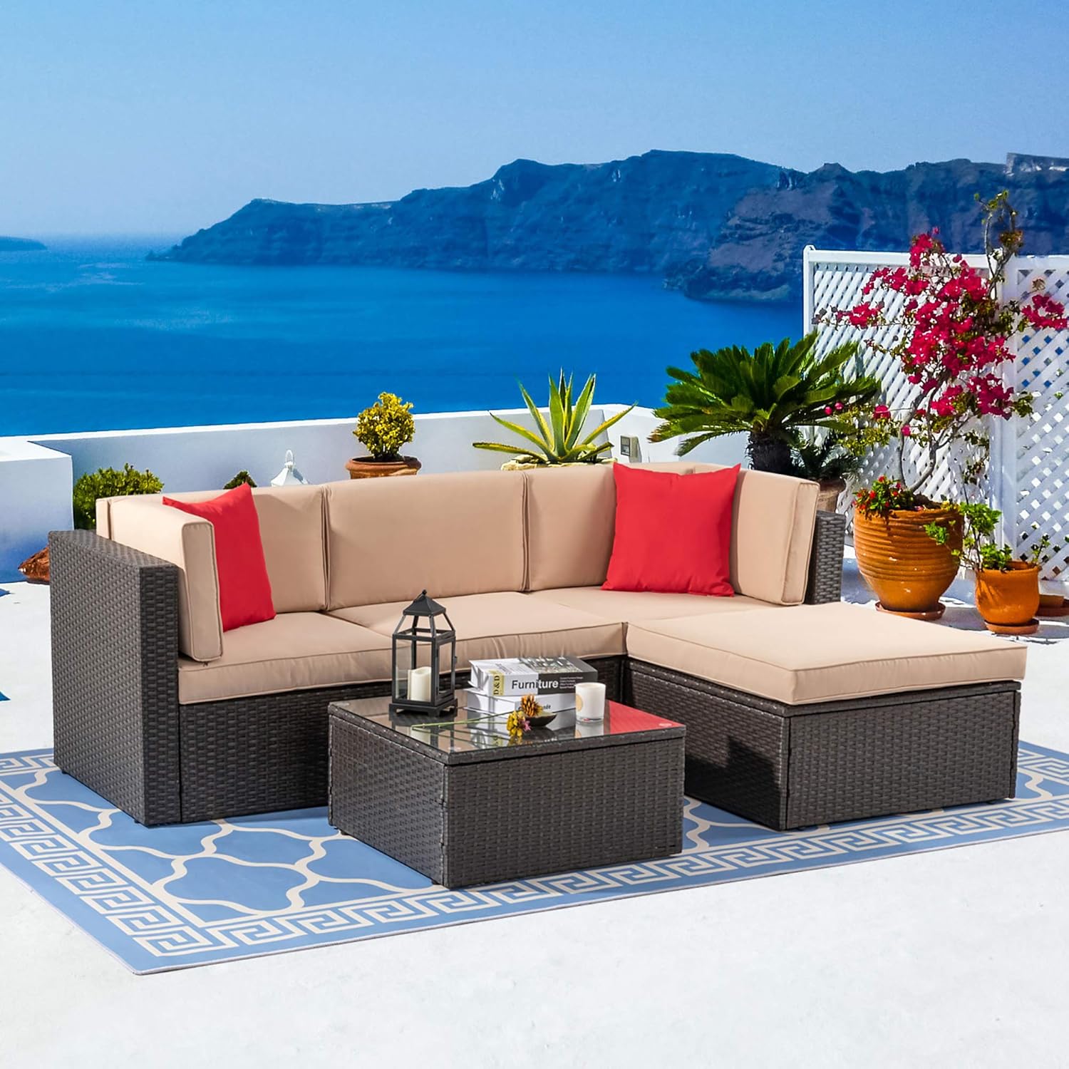 7 Pieces Patio Furniture Sets