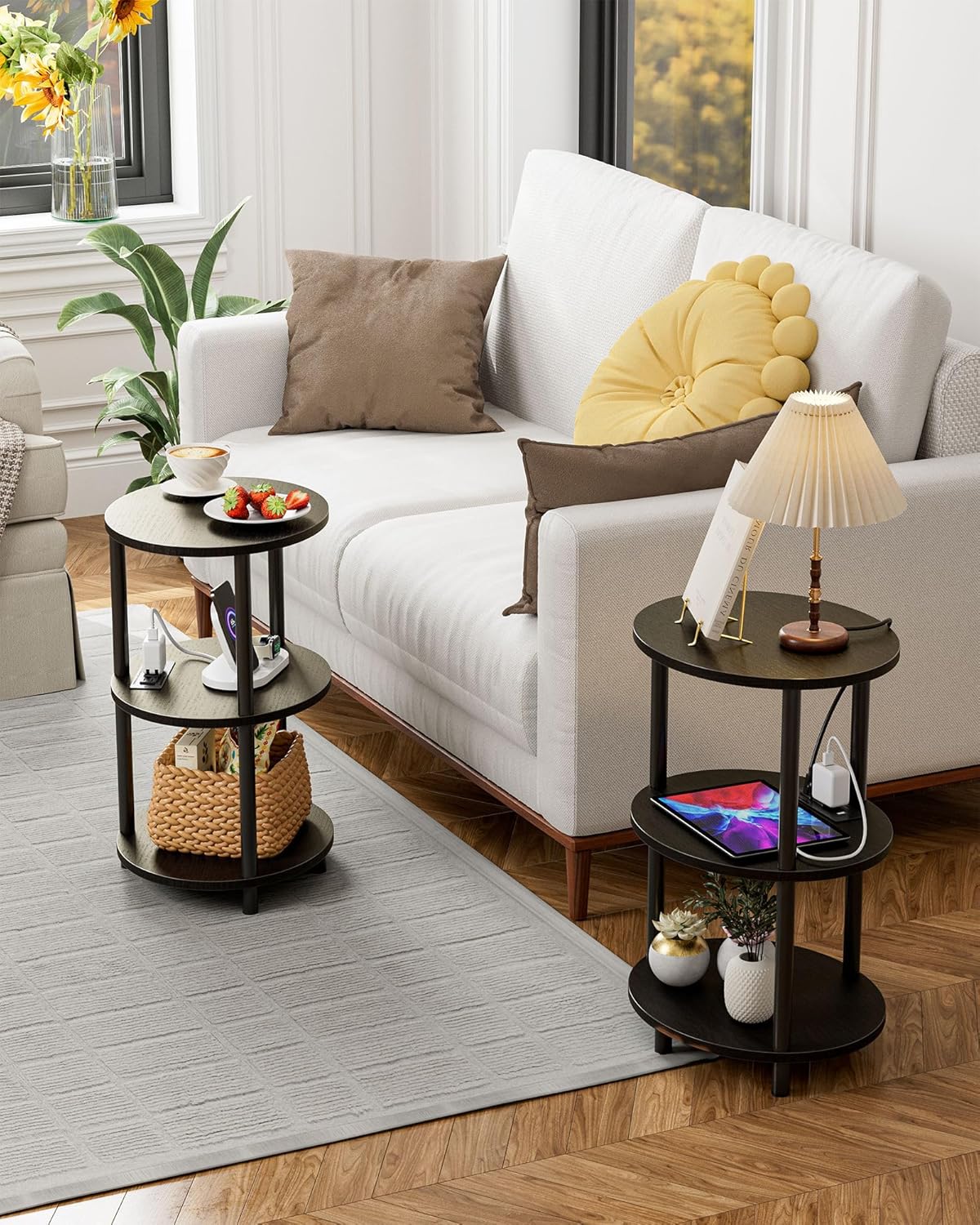 Small Round Side Table