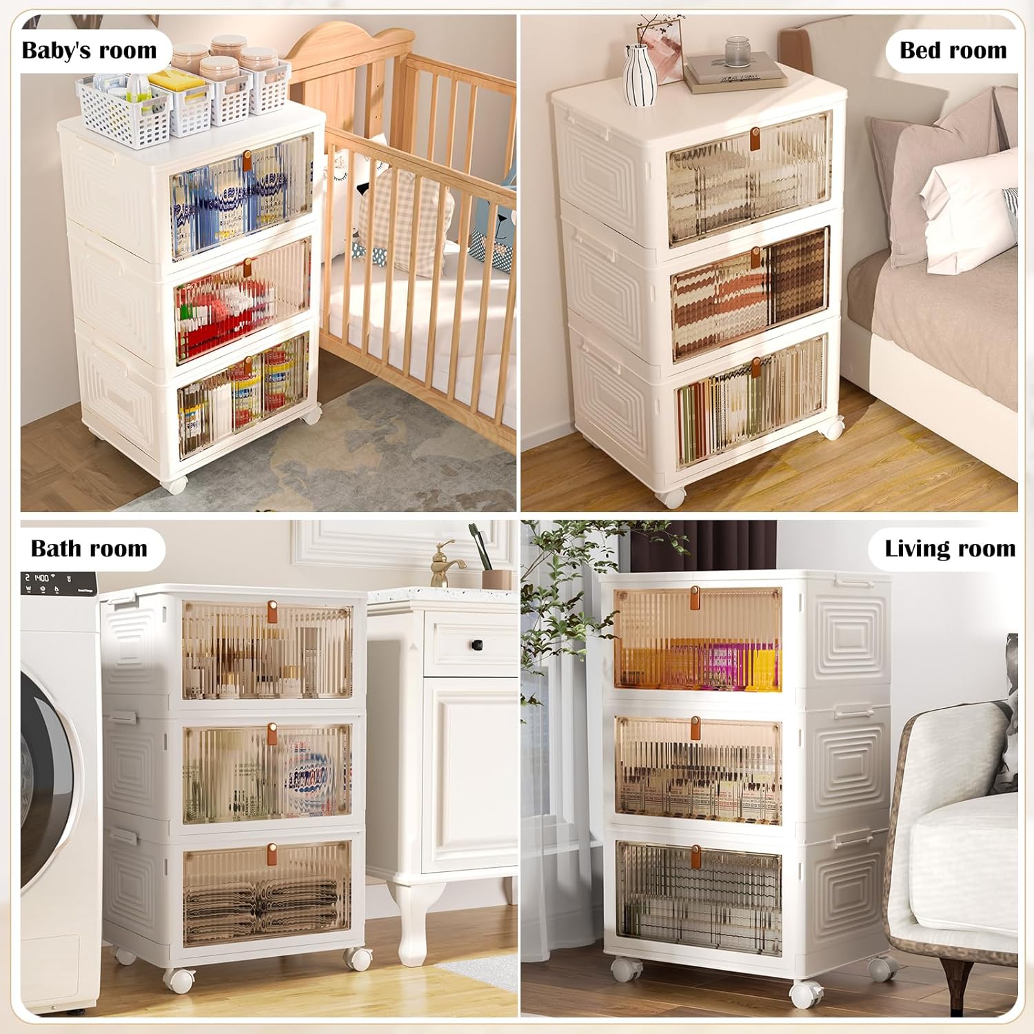 Tier Plastic Storage Bins