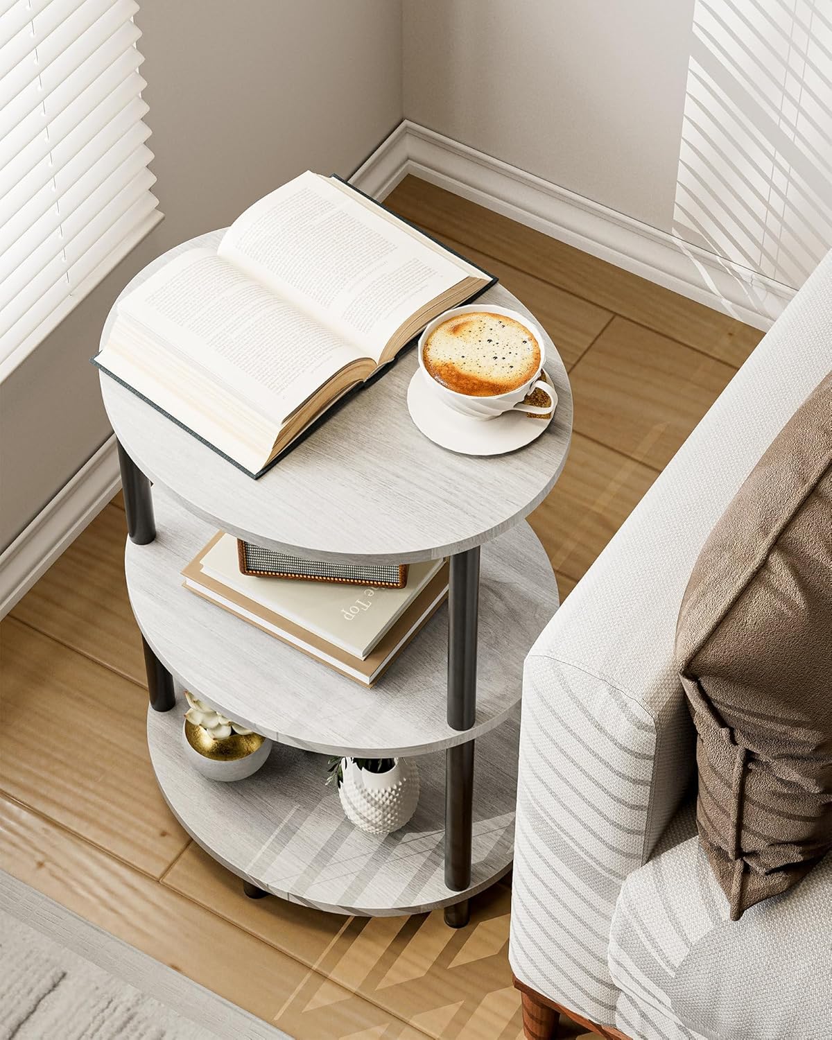 Small Round Side Table