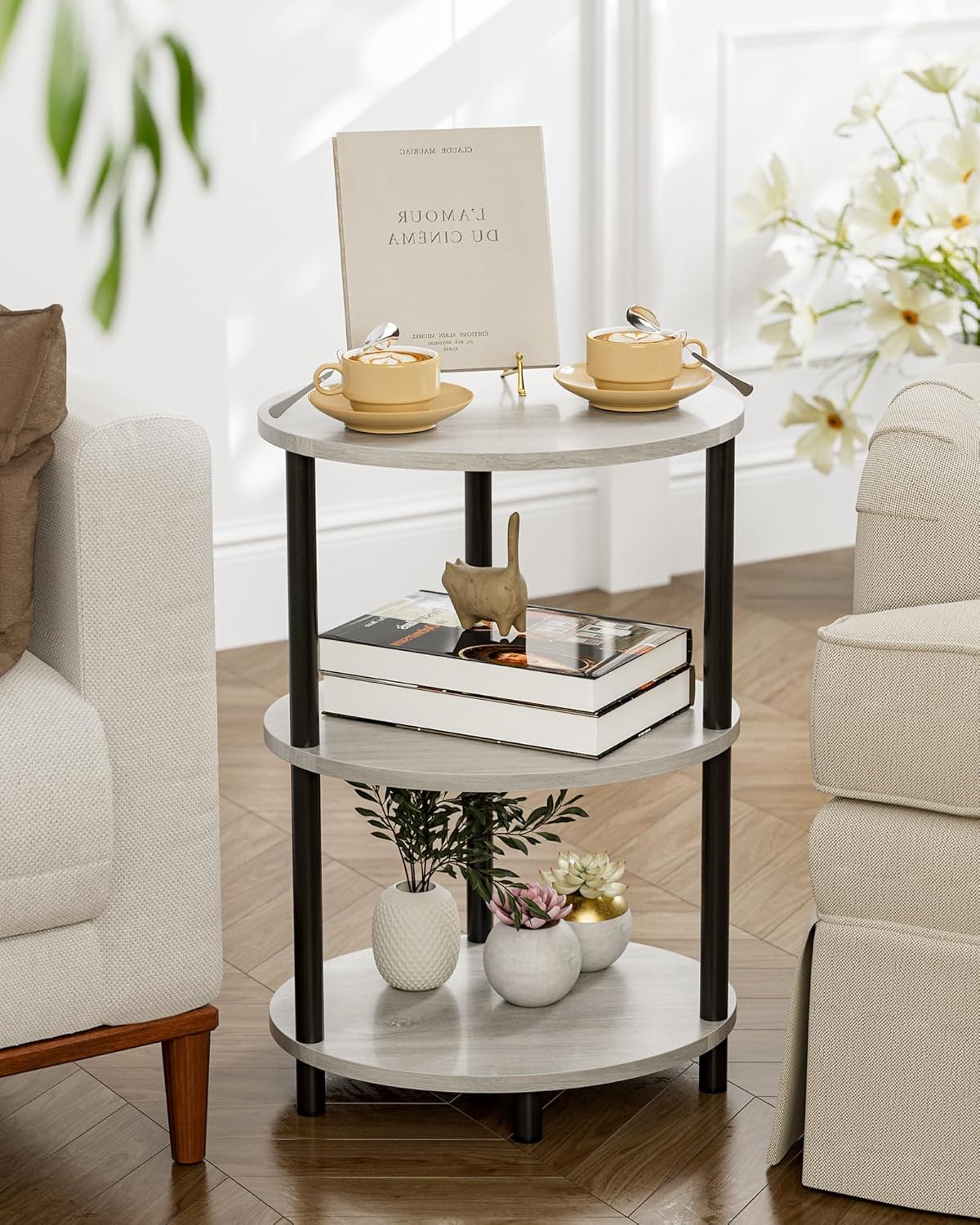 Small Round Side Table