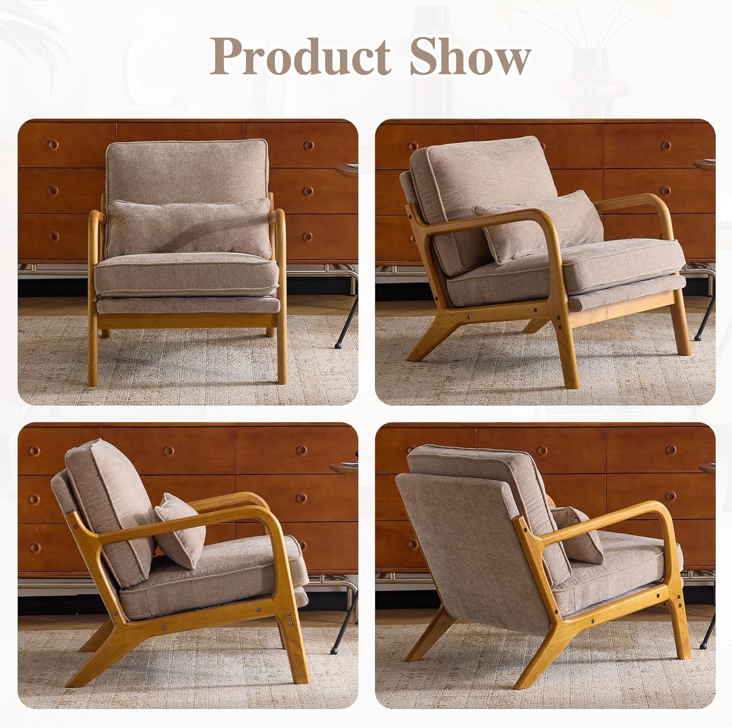 home Accent Chair Mid-Century