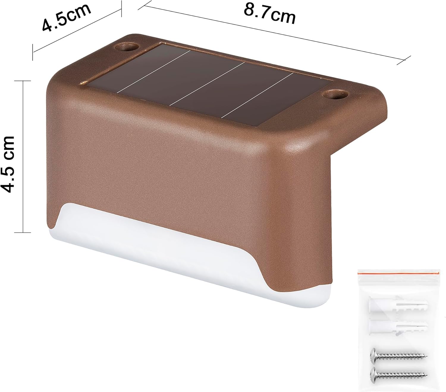 Solar Deck Lights Outdoor 16 Pack,