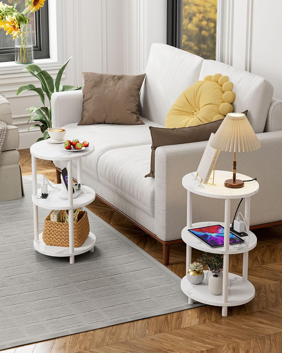 Small Round Side Table