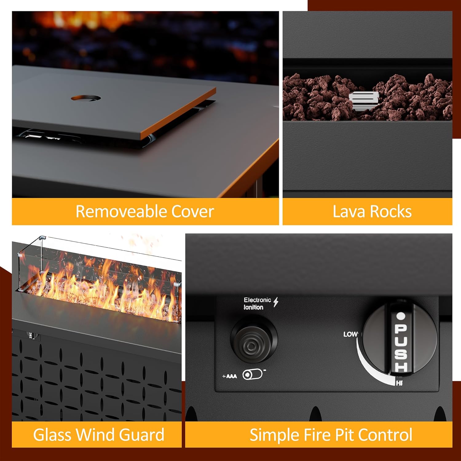 6 Pieces Outdoor Patio Furniture Set,