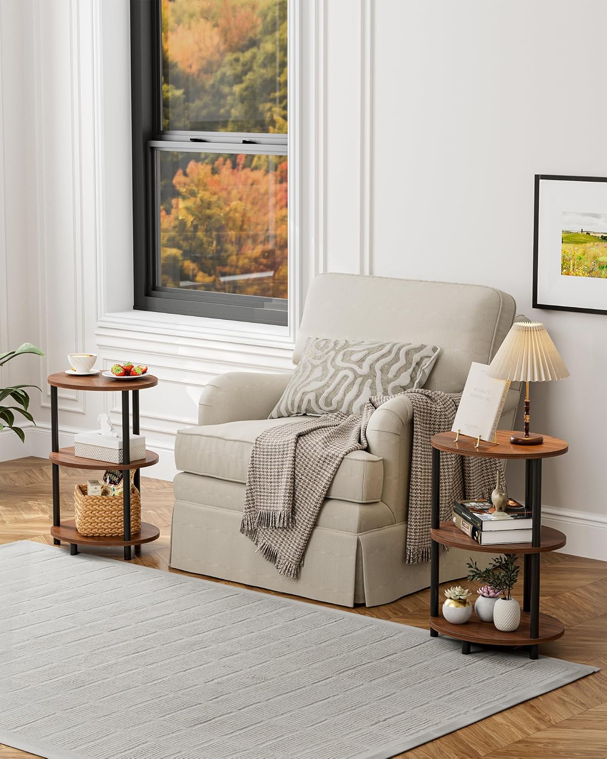 Small Round Side Table