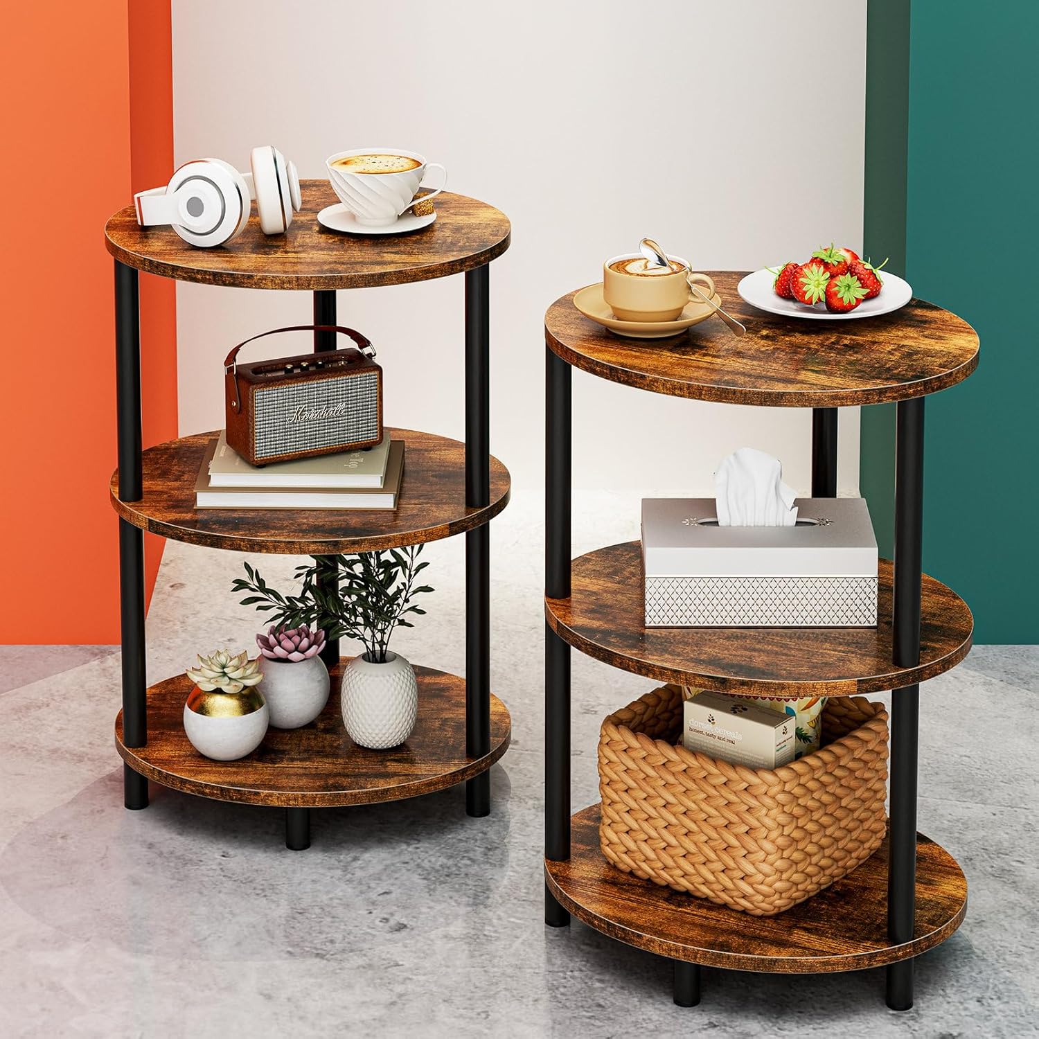 Small Round Side Table