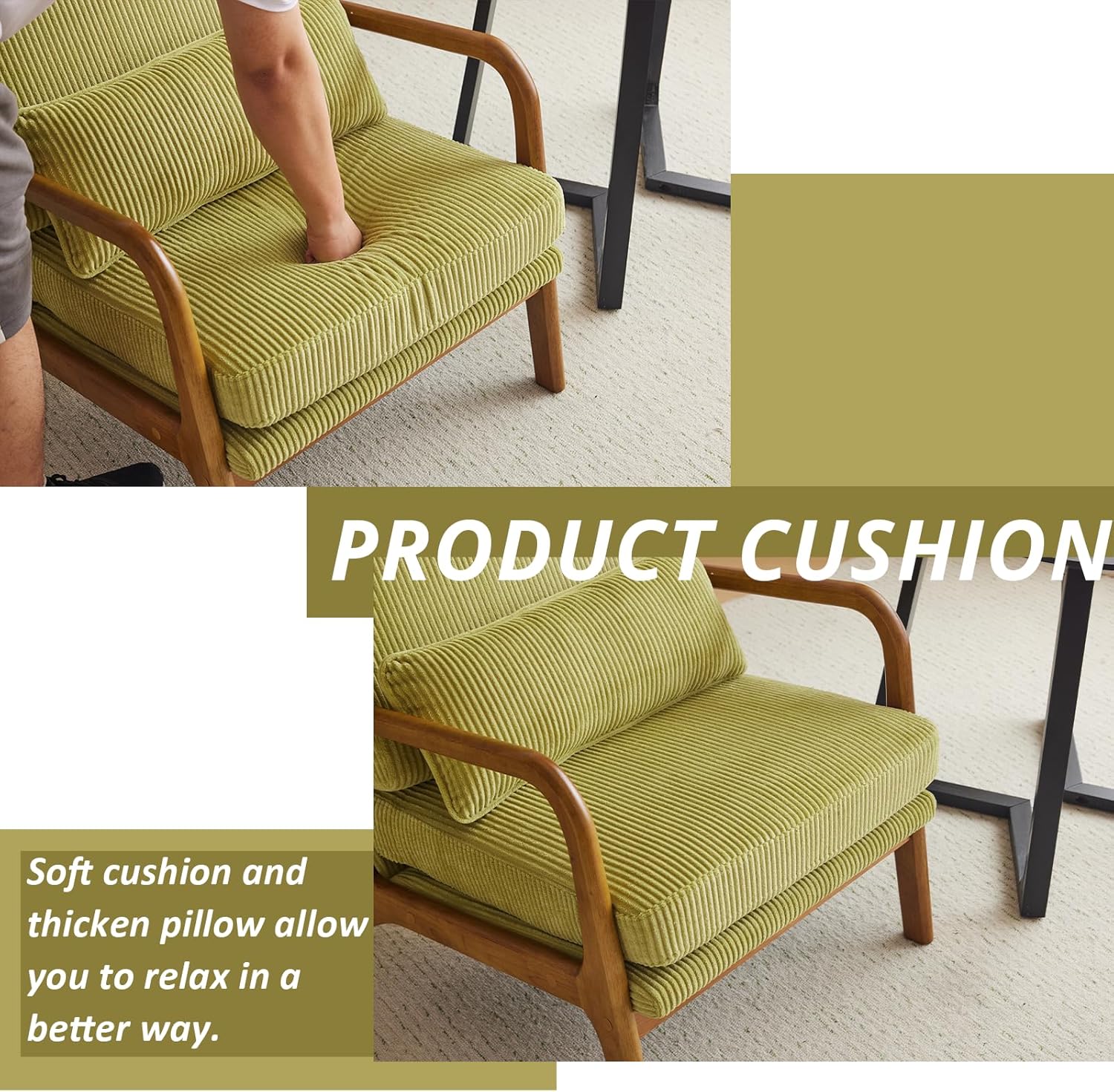 home Accent Chair Mid-Century