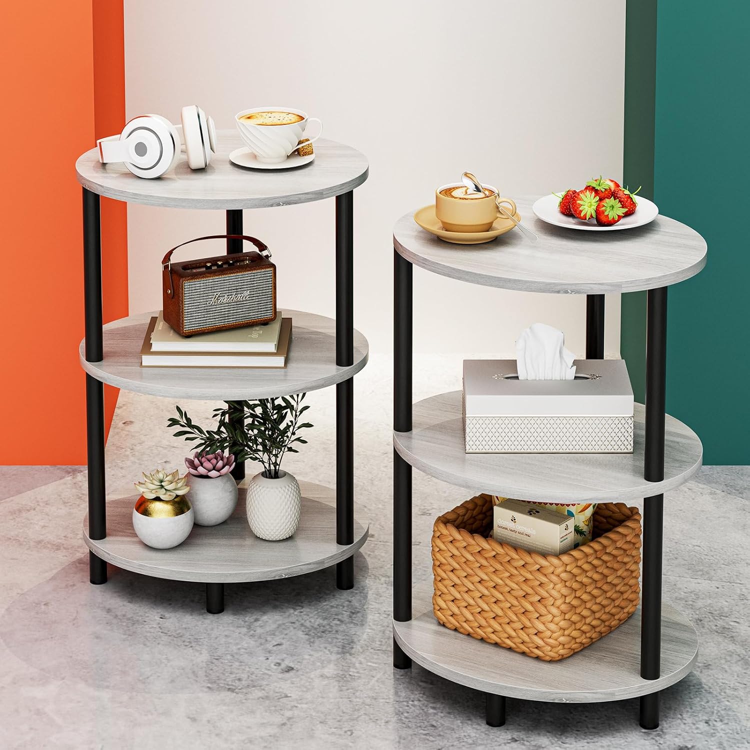 Small Round Side Table