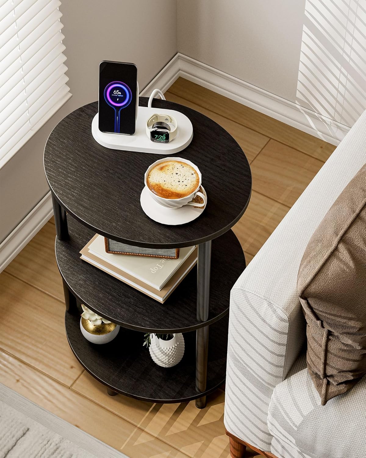 Small Round Side Table